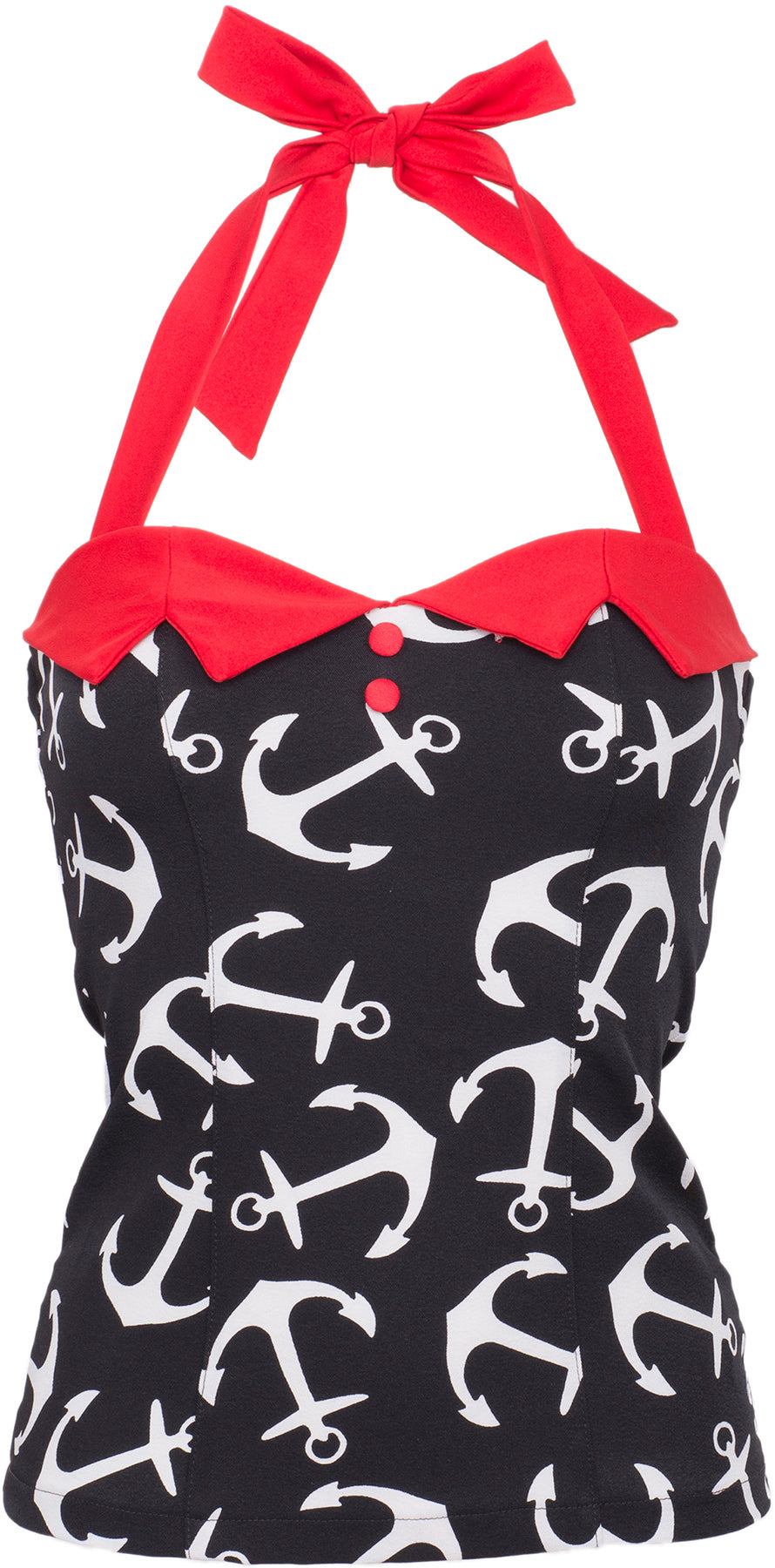 Kuestenluder_MINA_Sailor_ANCHOR_Anker_Pin_Up_Neckholder_TOP_killer_kirscheV343EBX2YFRQt