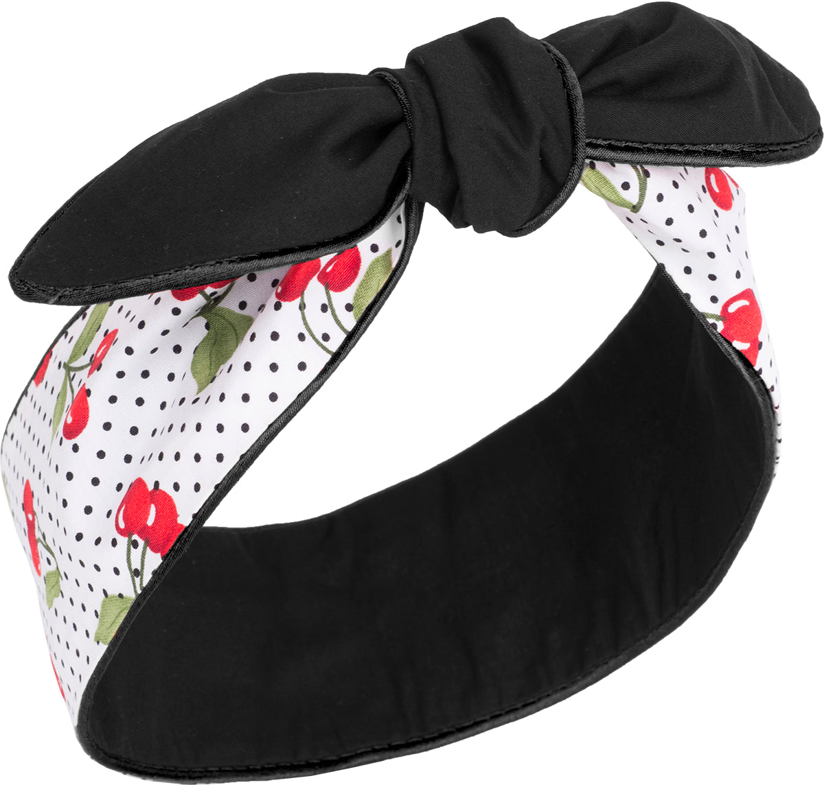 Kuestenluder_MIRENA_Polka_Dot_KIRSCHEN_Cherry_Paspel_HAARBAND_Hair_Bands-35f7da5639e529