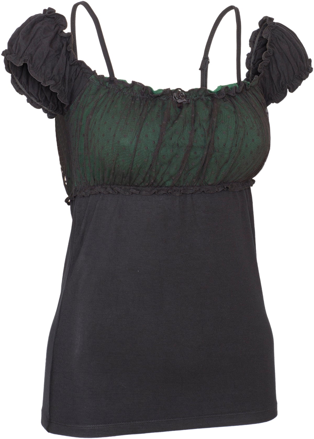 Kuestenluder_NAIMA_Vintage_MESH_Tulle_Lace_POLKA_DOT_Rose_Oberteil_SHIRT_Gruen-2OrNOWcnH7z9pp