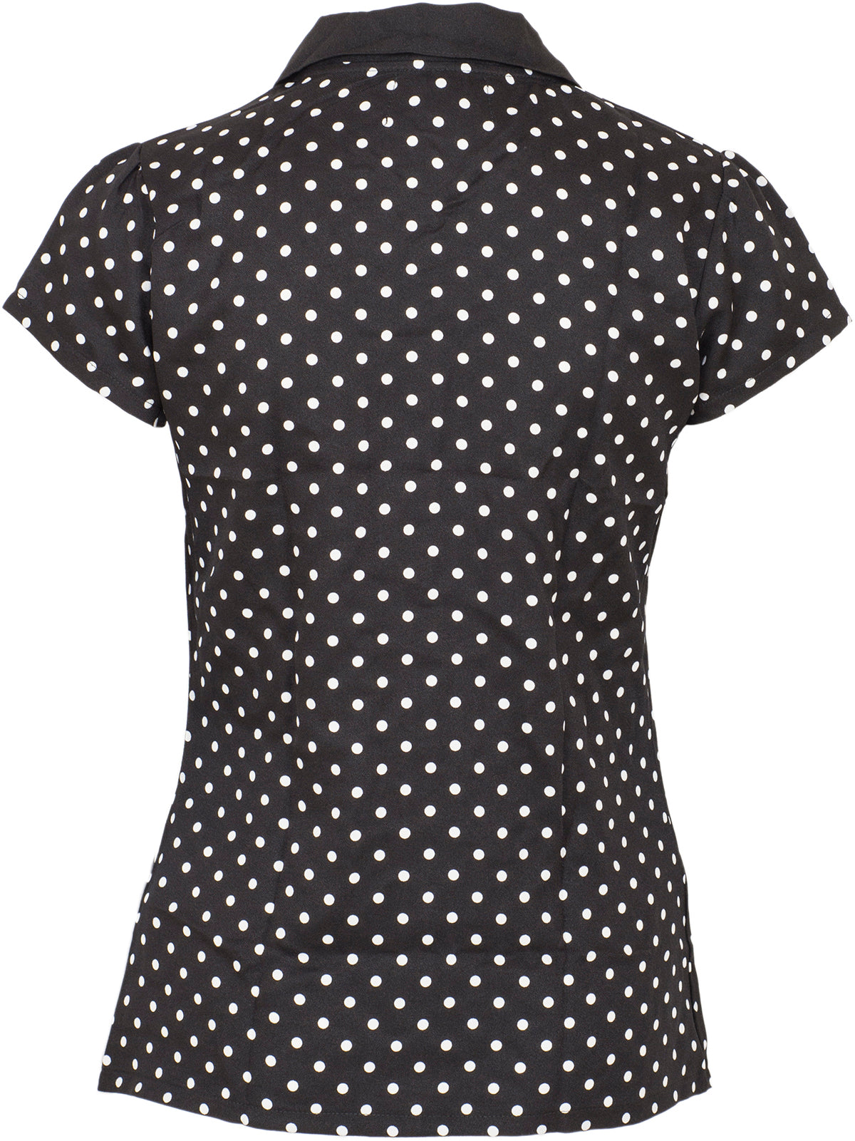 Kuestenluder_NOELY_Vintage_POLKA_DOT_Punkte_KURZARM_Retro_BLUSE_Shirt-4