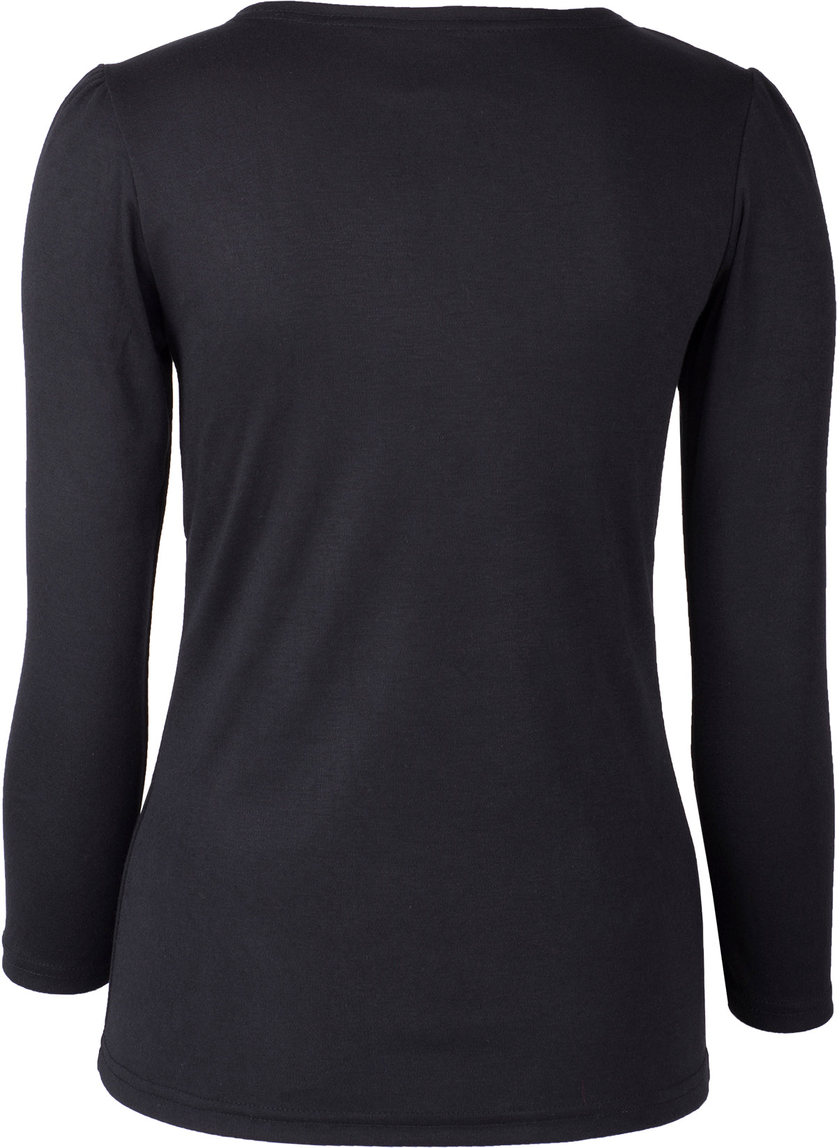 Kuestenluder_OANAE_50s_Basic_V-NECK_Langarm_SHIRT_Oberteil_-_Schwarz_04