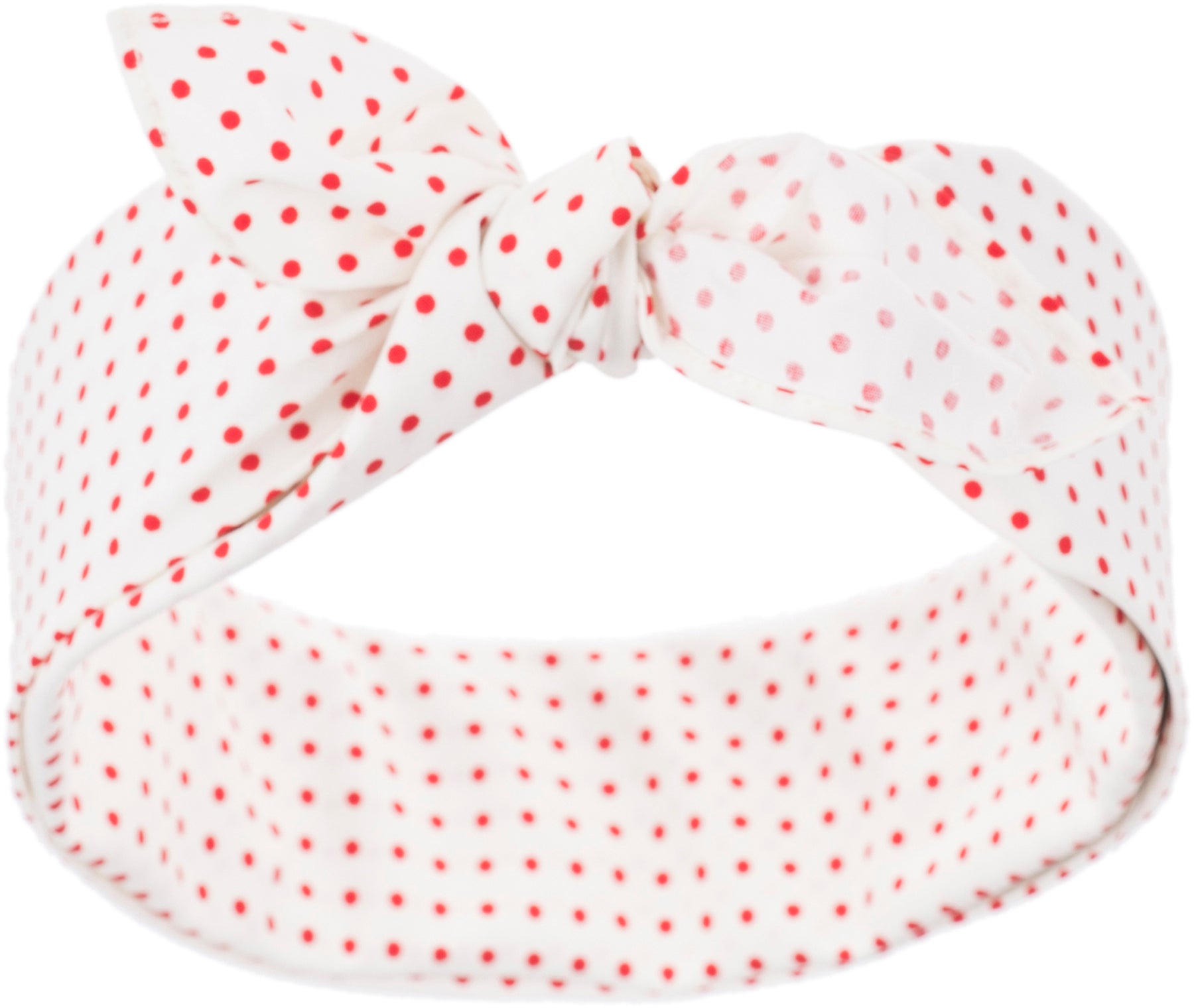 Kuestenluder_PAULA_Small_Polka_Dots_PUNKTE_Vintage_Nickituch_BANDANA_killer_kirsche_rot