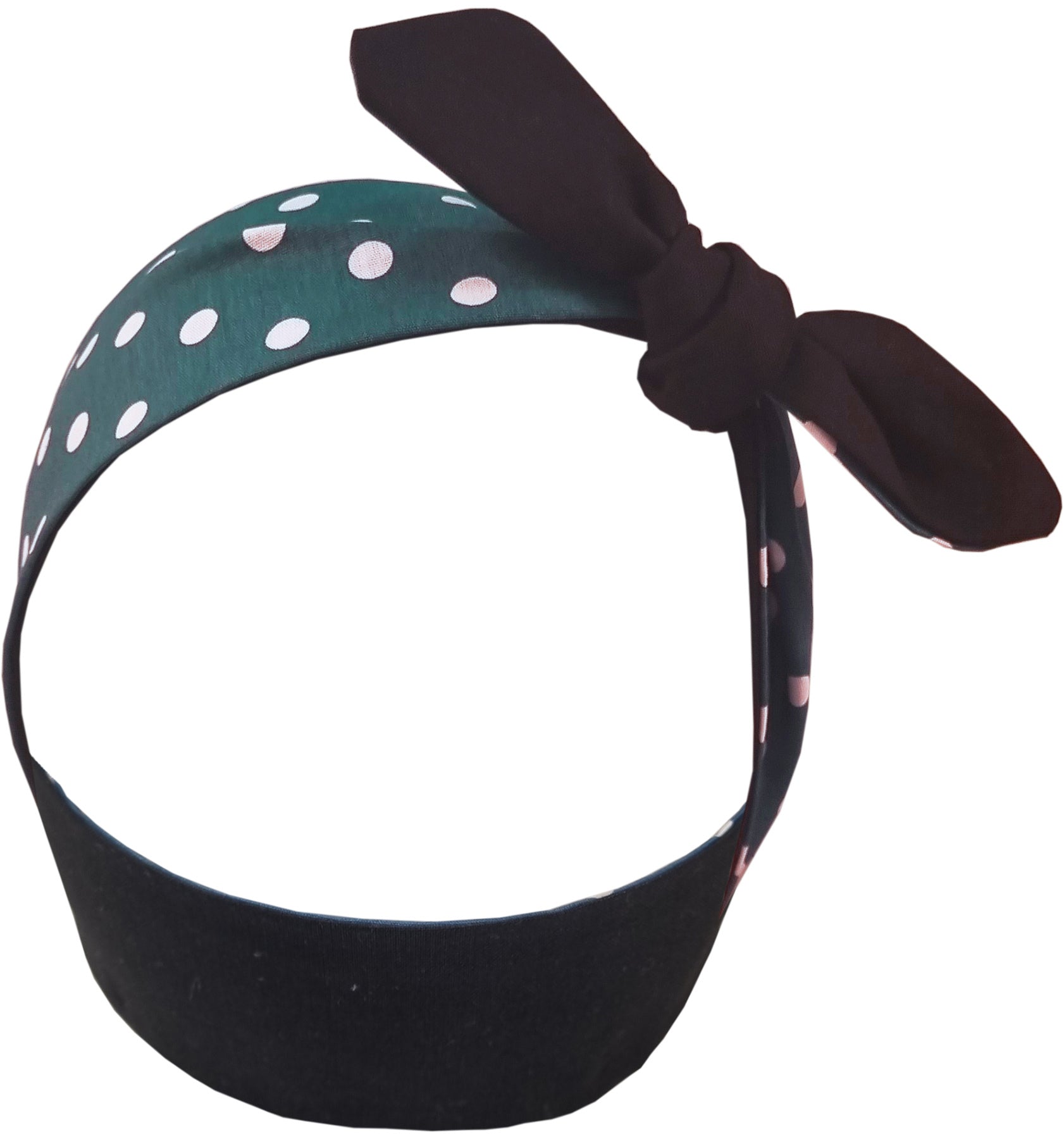 Kuestenluder_PAULINE_POLKA_DOT_2in1_Retro_PUNKTE_Pin_Up_50s_HAARBAND_Hairband_gruenblau_schwarz_Killer_Kirsche-1LYu219oefmt5q