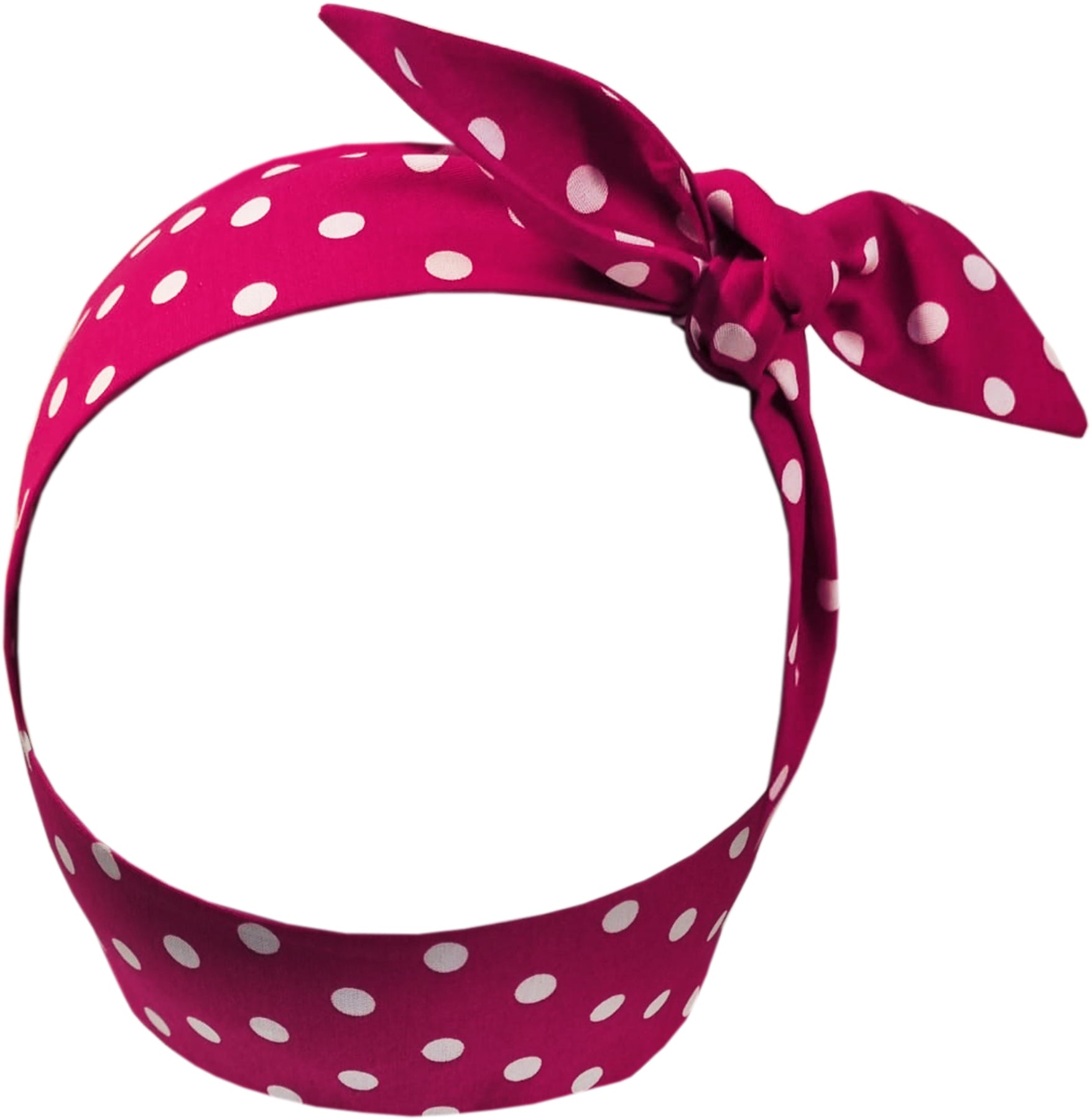 Kuestenluder_PETRA_POLKA_DOT_Retro_PUNKTE_Pinup_50s_HAARBAND_Hairband_Pink_Killer_Kirsche-1