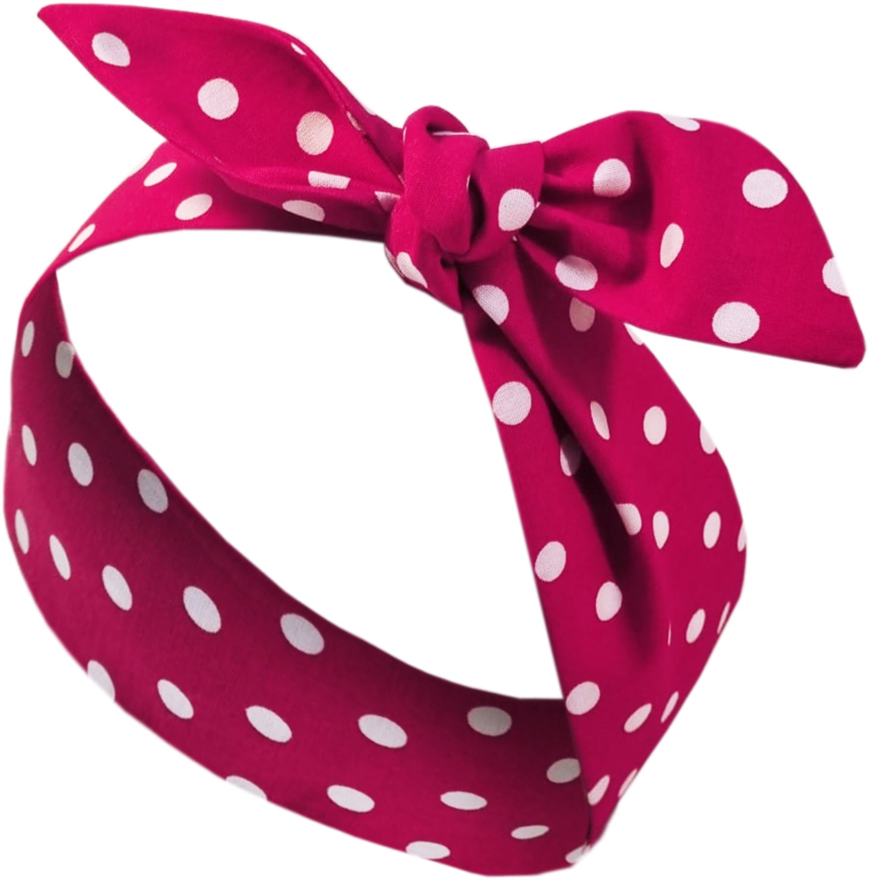 Kuestenluder_PETRA_POLKA_DOT_Retro_PUNKTE_Pinup_50s_HAARBAND_Hairband_Pink_Killer_Kirsche-2