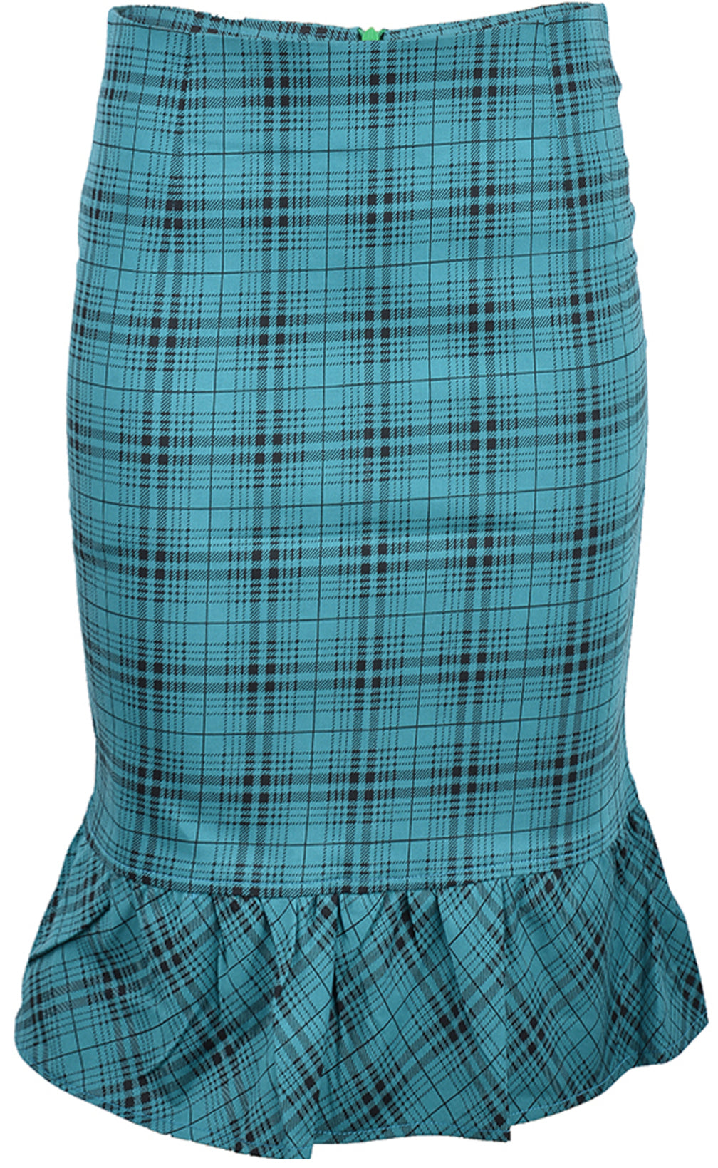 Kuestenluder_RILEY_Pin_Up_Ruffle_Argyle_Rauten_Pencil_Skirt_ROCK_-_Gruen4CMvywyQyKvGq