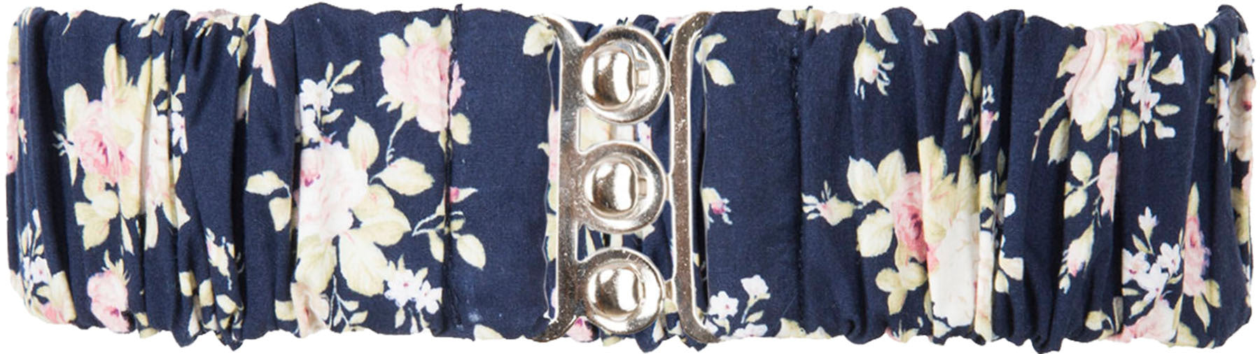 Kuestenluder_ROSE_Elastic_FLORAL_50s_Flower_Stretch_TAILLENGueRTEL_killer_kirsche