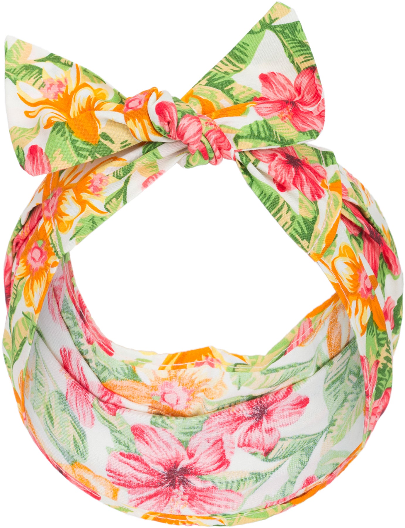 Kuestenluder_RYLEE_TROPICAL_HIBISCUS_Aloha_Pin_Up_Gerafftes_HAARBAND_Headband_killer_kirsche