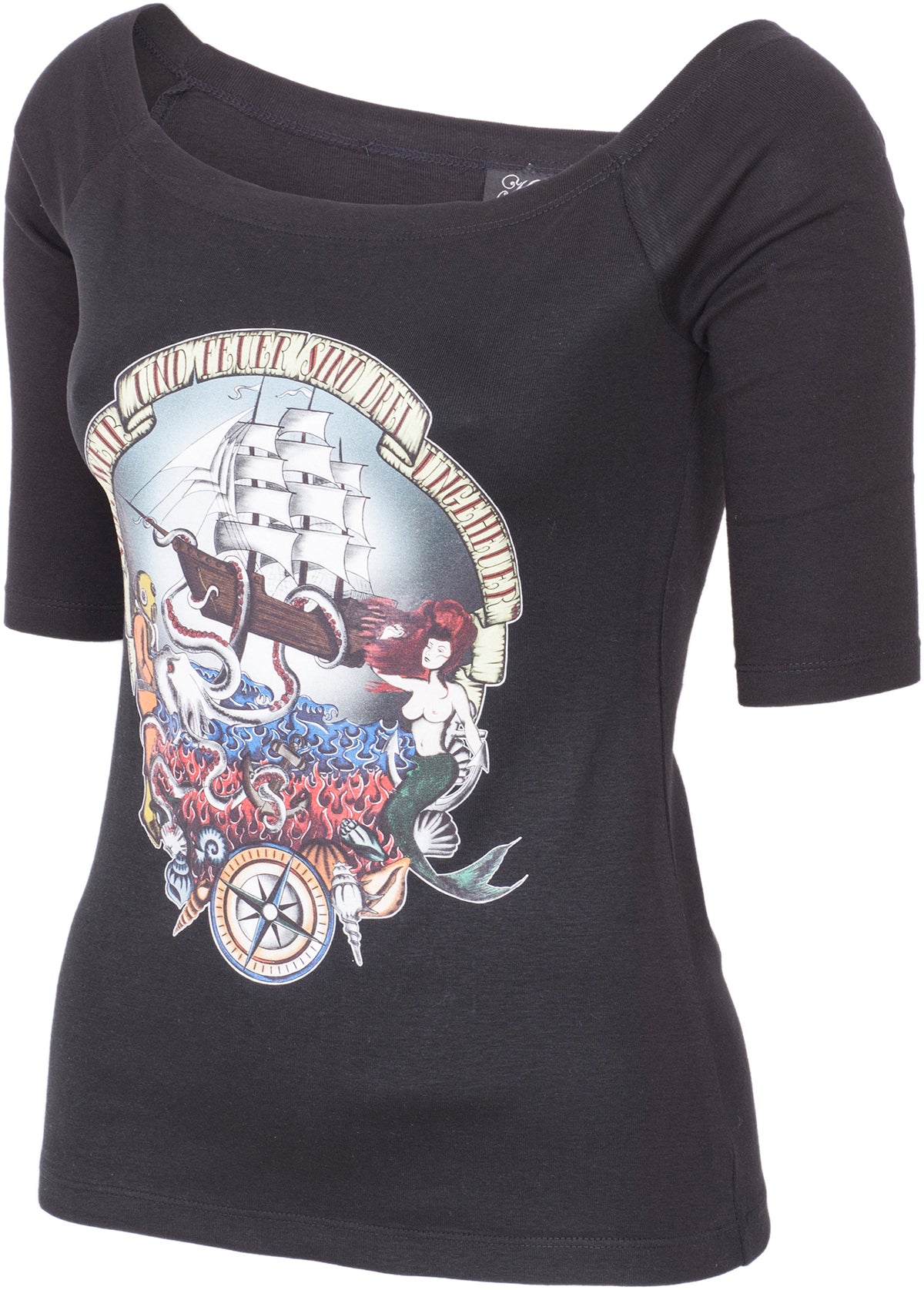 Kuestenluder_SEE_WEIB_UND_FEUER_Sailor_Ship_Mermaid_U-Boot_34_Arm_SHIRT-3ePfUwFo0S8YwQ