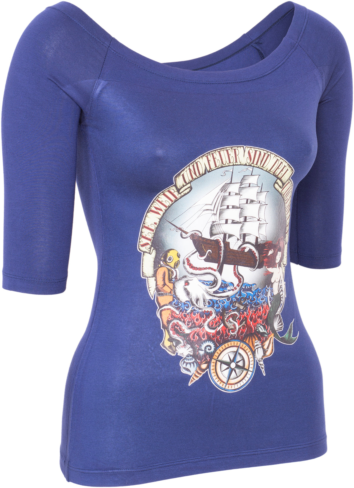 Kuestenluder_SEE_WEIB_UND_FEUER_Ship_MERMAID_Sailor_U-Boot_34_Arm_SHIRT-2ZJr0dlpgj7vXG