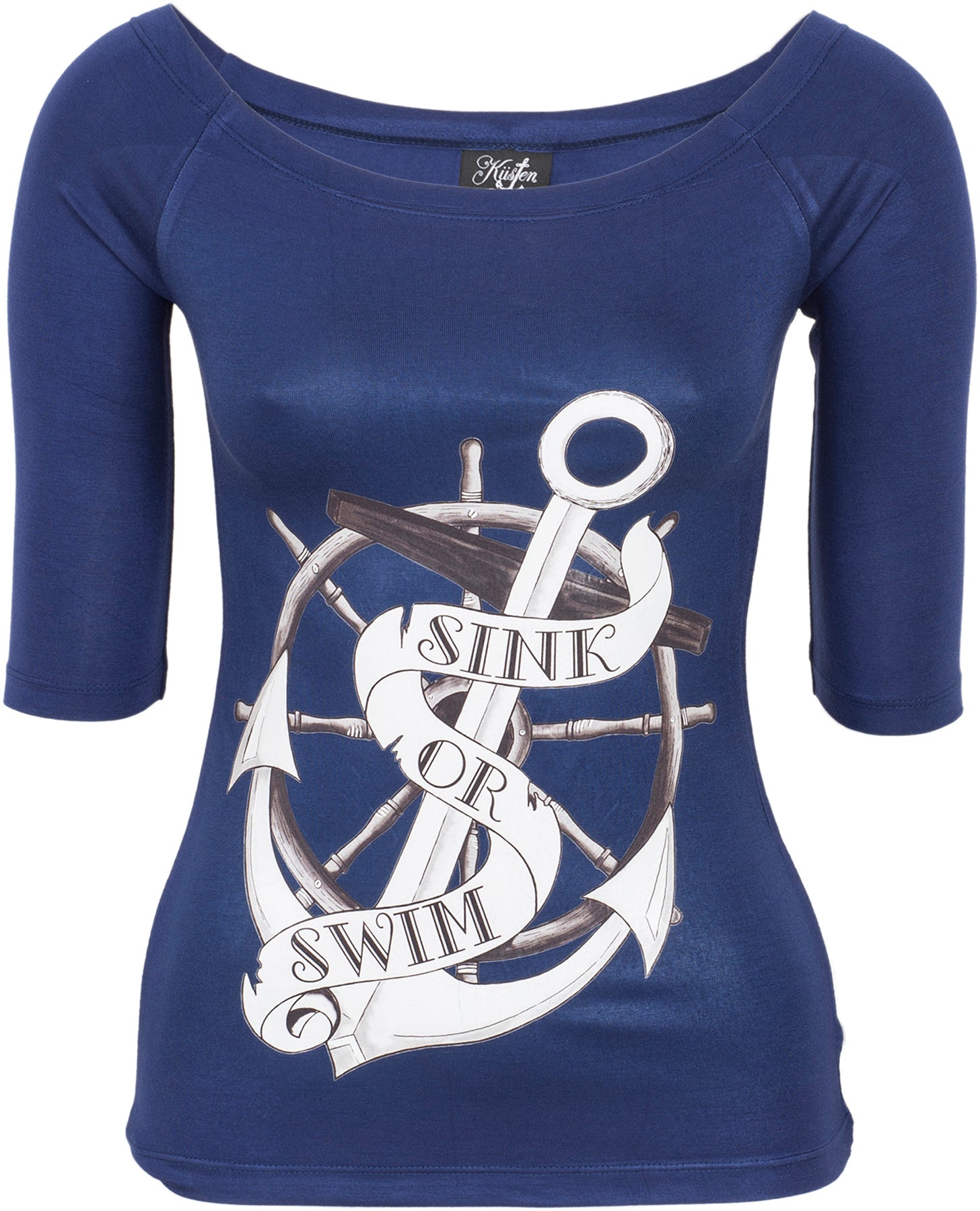 Kuestenluder_SINK_OR_SWIM_Anker_ANCHOR_Sailor_U-Boot_3_4_Arm_SHIRT_killer_kirsche