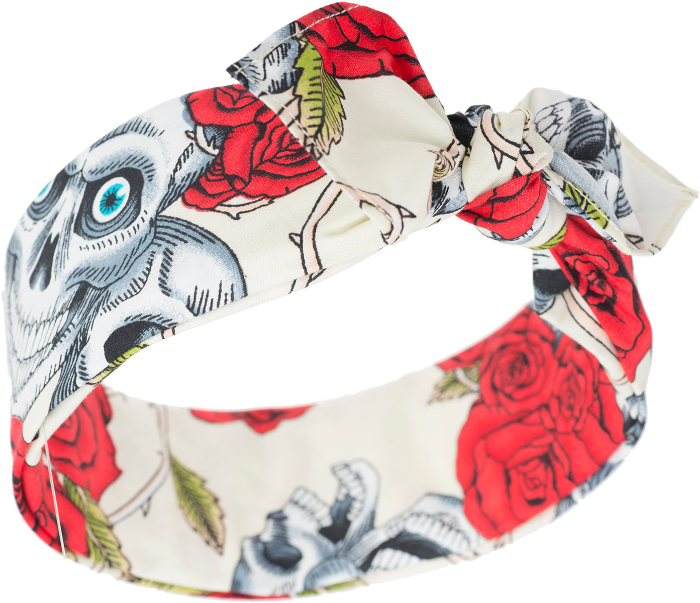 Kuestenluder_SKULLY_Totenkopf_Skull_Roses_Nickituch_BANDANA