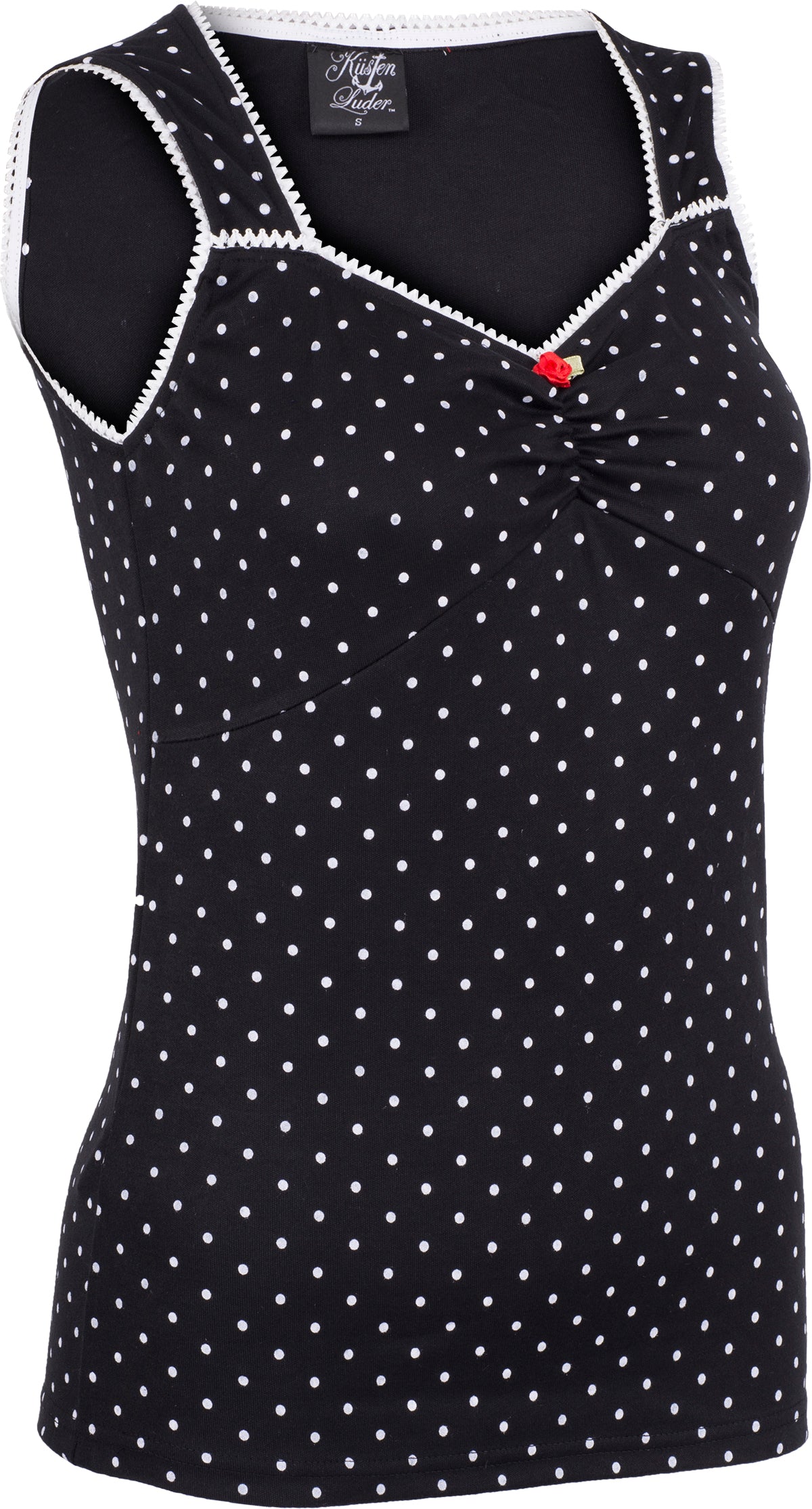 Kuestenluder_SOLEYA_Punkte_POLKA_DOT_Rose_TOP_Oberteil_Schwarz-Weiss-3Z4FMH9ZdqUZI0