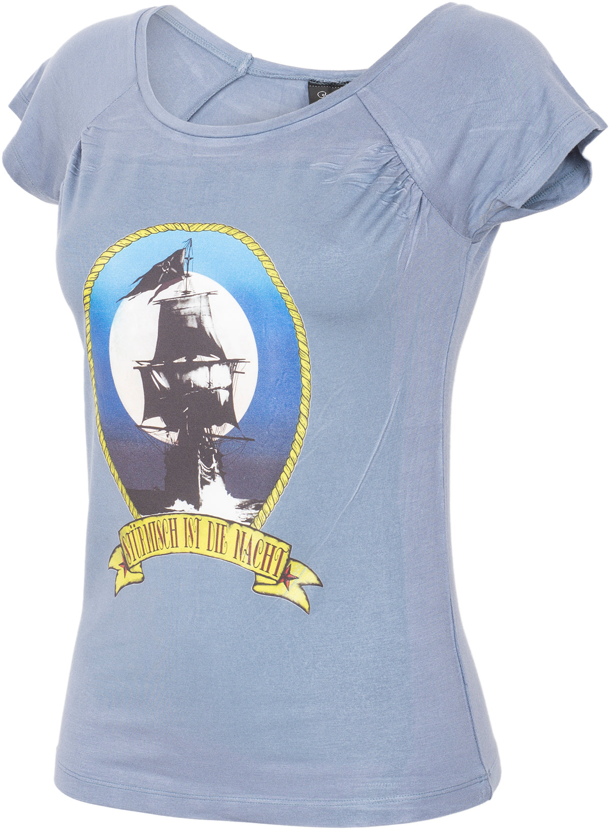 Kuestenluder_STueRMISCH_IST_DIE_NACHT_Sailor_SHIP_Schiff_Raglan_SHIRT-3SGLRfAzJ4BGZ1