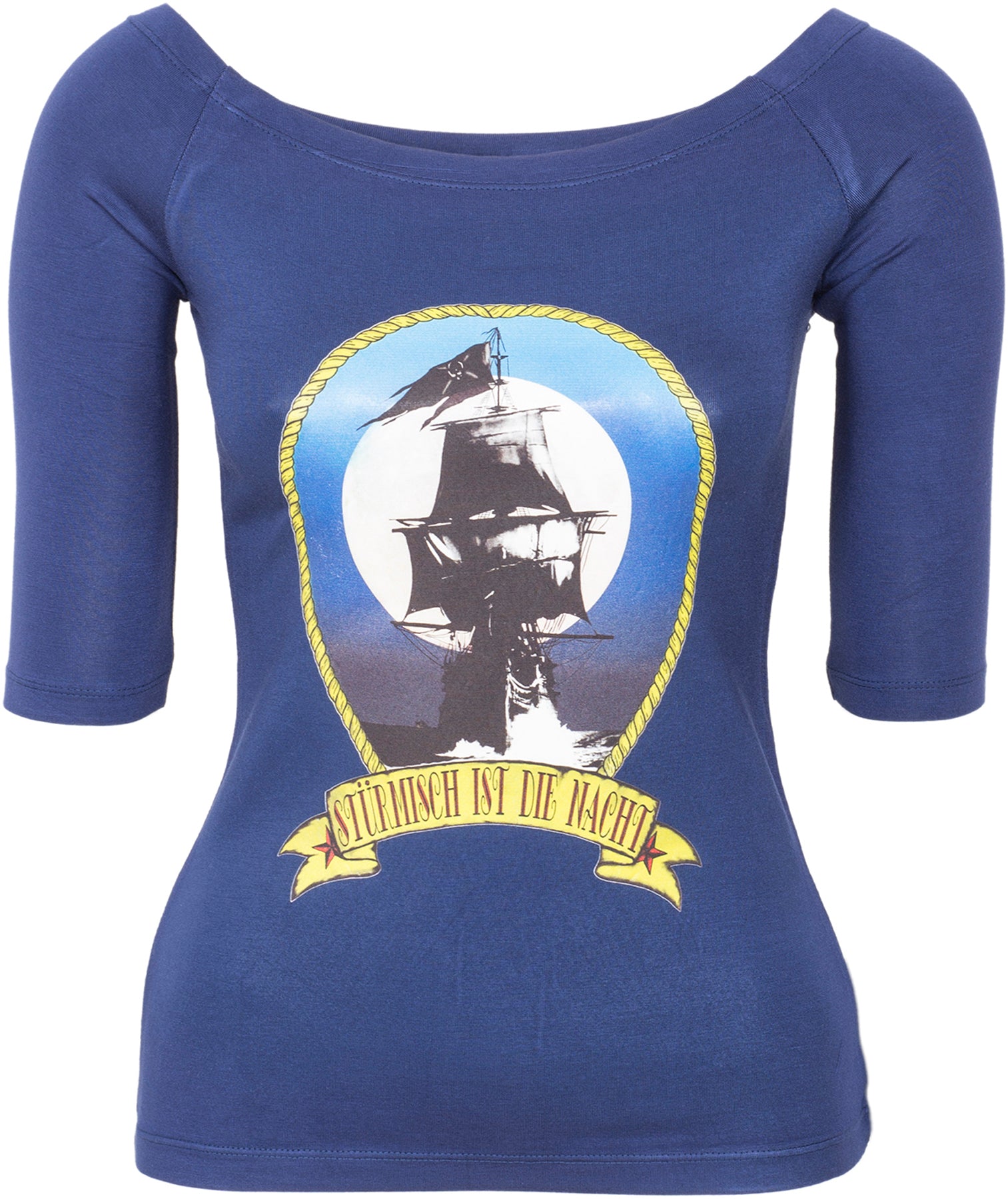 Kuestenluder_STueRMISCH_IST_DIE_NACHT_Sailor_Schiff_Raglan_3_4_Arm_SHIRT_-_Blau_killer_kirscheDnf5NsNxr2lf9