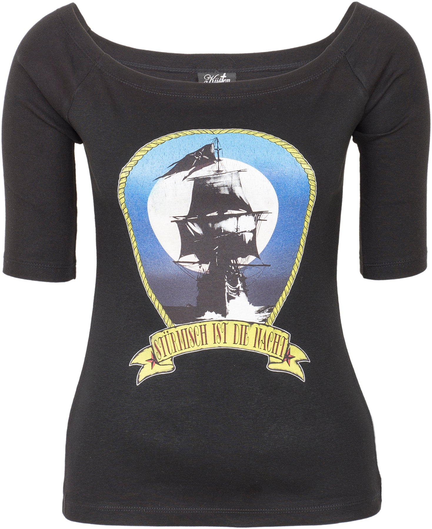 Kuestenluder_STueRMISCH_IST_DIE_NACHT_Sailor_Schiff_Raglan_3_4_Arm_SHIRT_killer_kirscheQ2KB83zYc5FJ1
