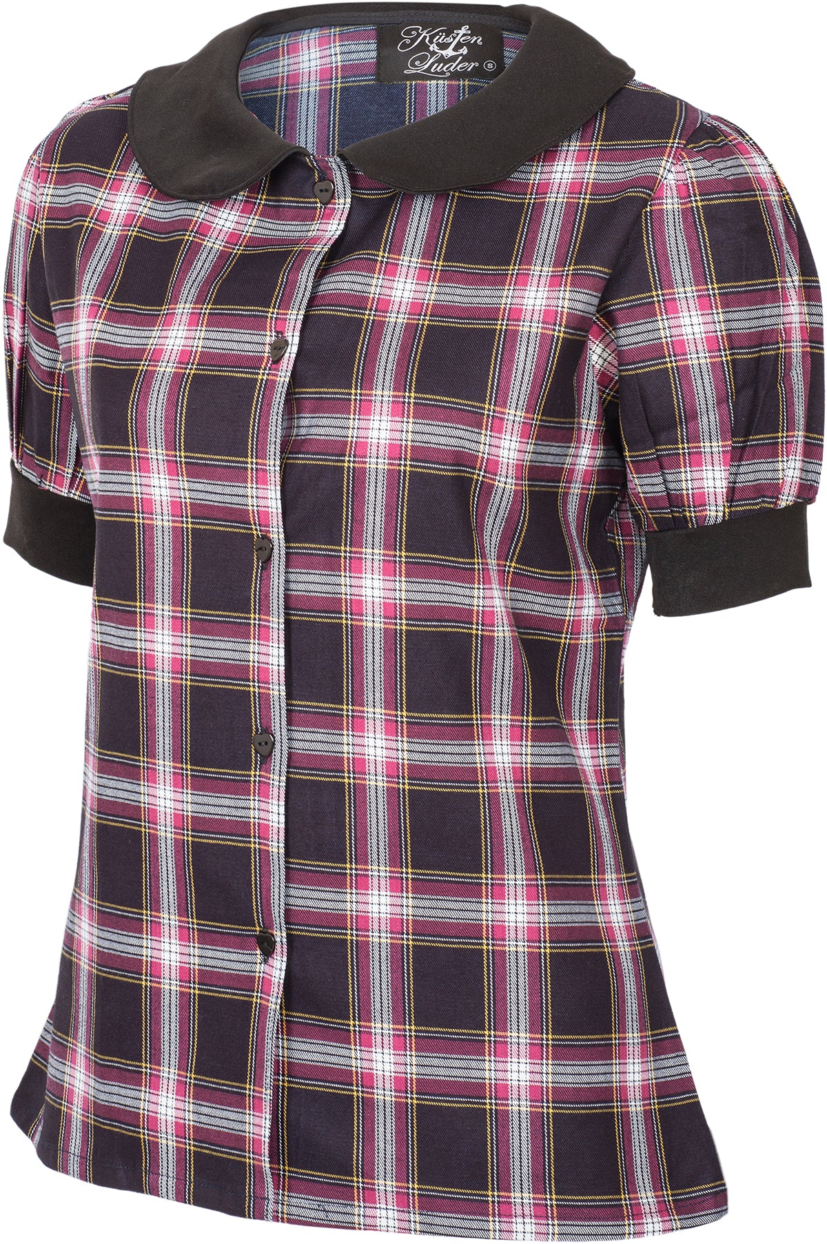 Kuestenluder_SUNAJ_Vintage_TARTAN_Peter_Pan_Karo_Kurzarm_BLUSE_Oberteil-3rX9FXNYdUA1Xz
