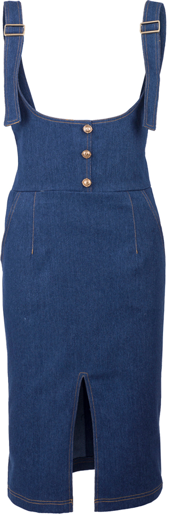 Kuestenluder_SYNA_Vintage_DENIM_Jeans_Suspender_PENCIL_SKIRT_Bleitsiftrock_killer_kirscheuCoAUNSnD4tLN