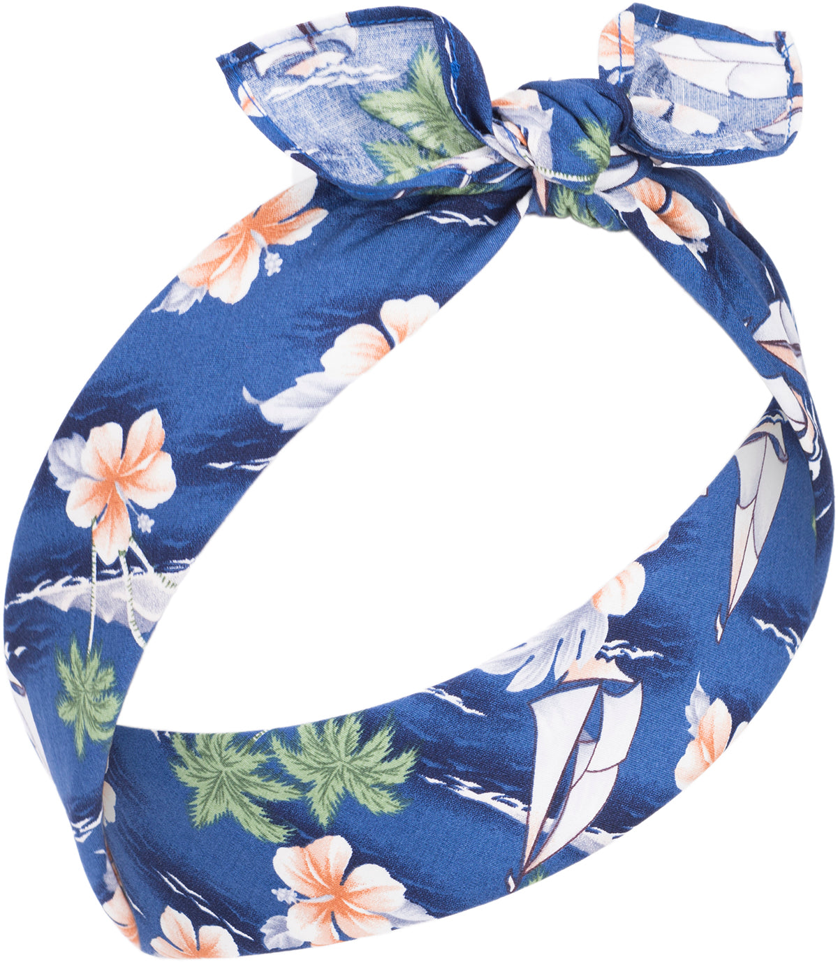 Kuestenluder_TABEA_Haarband_HIBISCUS_Palmen_SHIP_Nickituch_BANDANA-10