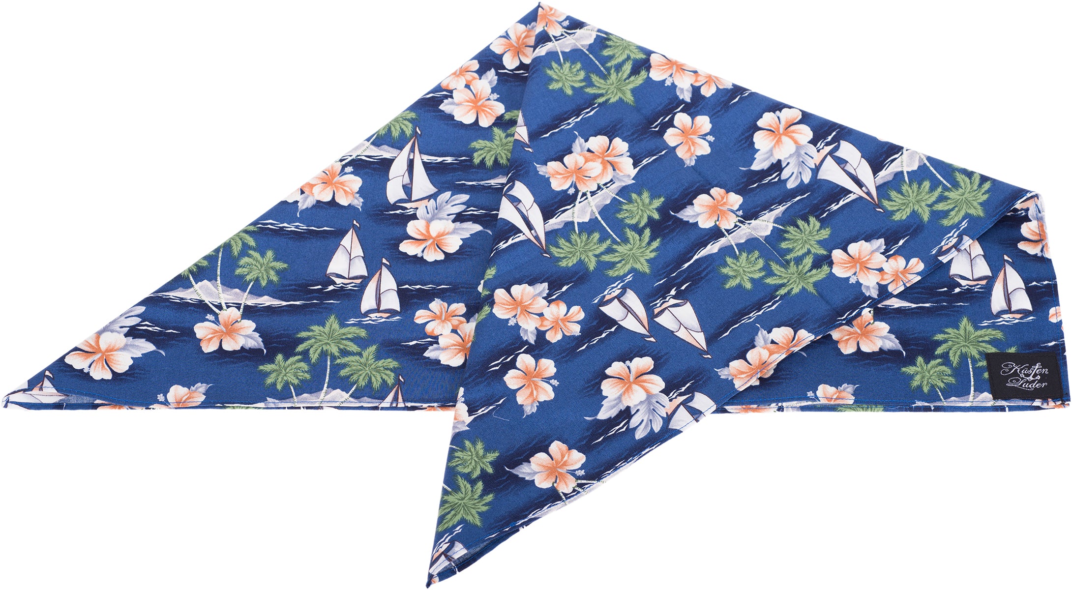 Kuestenluder_TABEA_Haarband_HIBISCUS_Palmen_SHIP_Nickituch_BANDANA-12