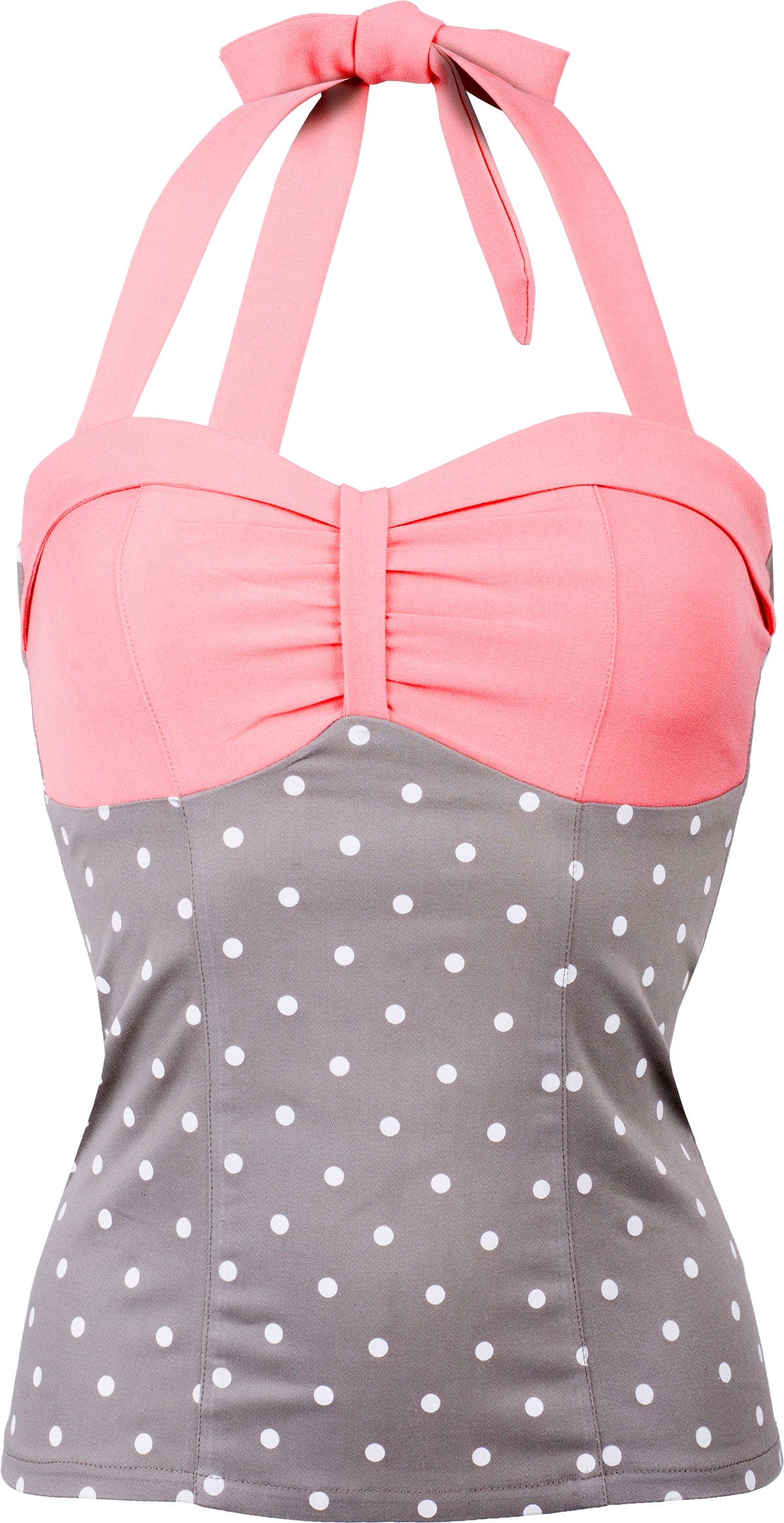 Kuestenluder_TIJEN_Vintage_POLKA_DOT_Punkte_NECKHOLDER_TOP_Oberteil-1