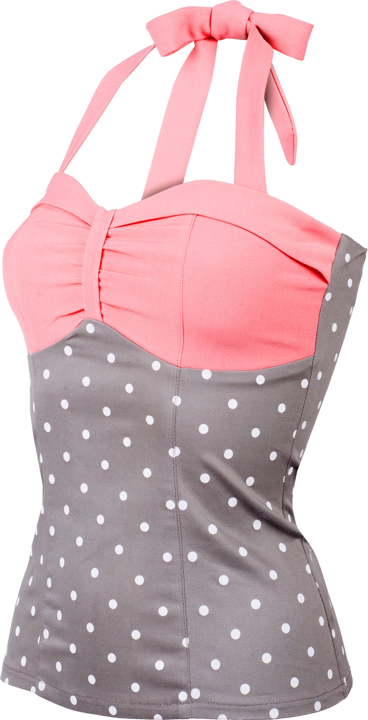 Kuestenluder_TIJEN_Vintage_POLKA_DOT_Punkte_NECKHOLDER_TOP_Oberteil-2