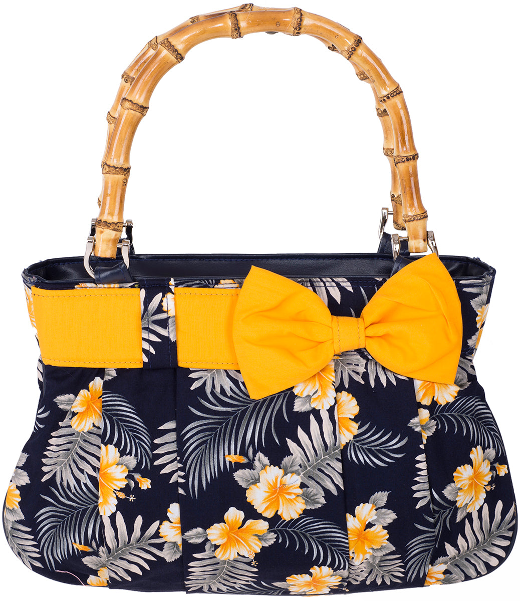 Kuestenluder_VIONA_Tropical_HIBISKUS_Bambushenkel_Schleife_HANDTASCHE_gelb-1