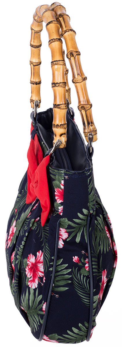 Kuestenluder_VIONA_Tropical_HIBISKUS_Bambushenkel_Schleife_HANDTASCHE_rot-3