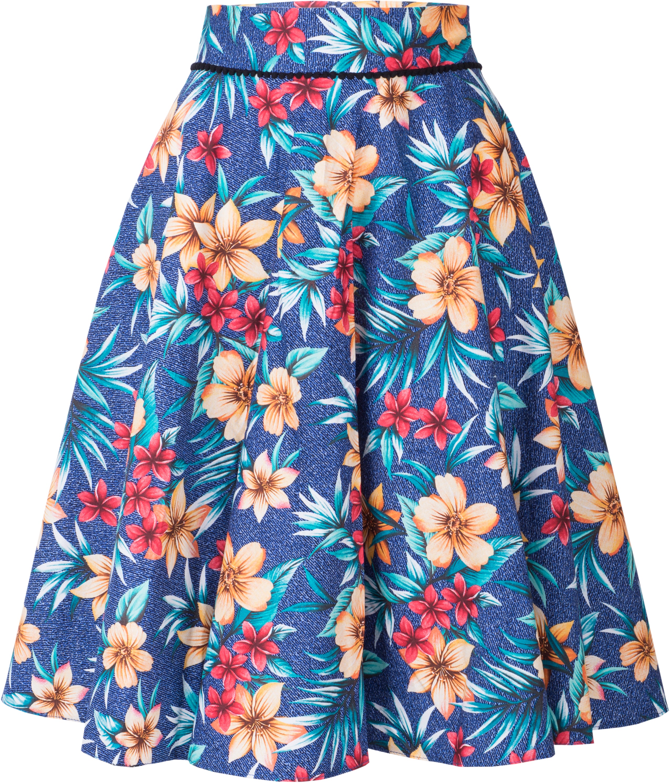 Kuestenluder_YUNA_Frangipani_HIBISKUS_Swing_Skirt_TELLERROCK_Blau-1wbNetBjeaLQ83