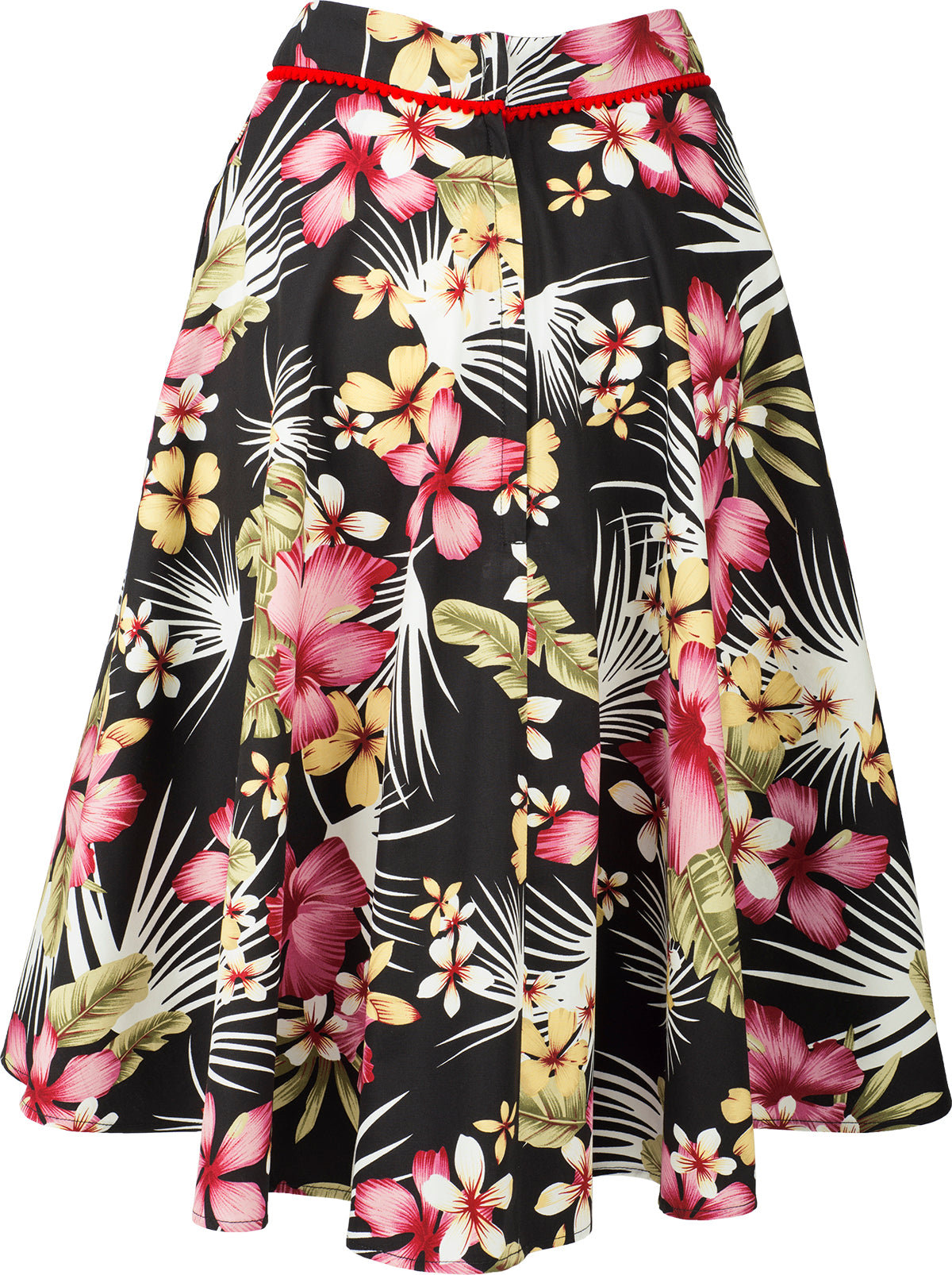 Kuestenluder_YUNA_Vintage_TIKKI_Hawaii_Blueten_RETRO_Swing_Skirt_TELLERROCK_05