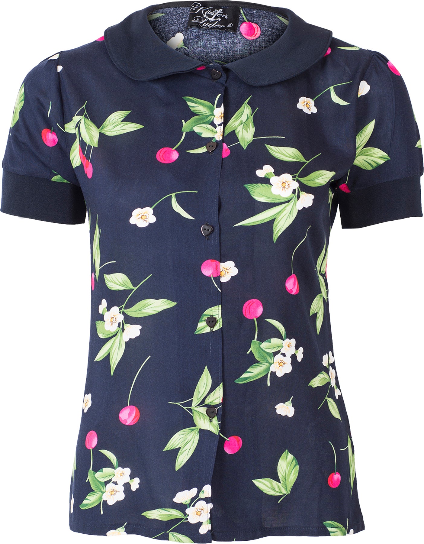 Kuestenluder_ZARIAH_Vintage_CHERRY_Kirschen_Kurzarm_BLUSE_Blau_killer_kirschZEtvV8kuatfZ0