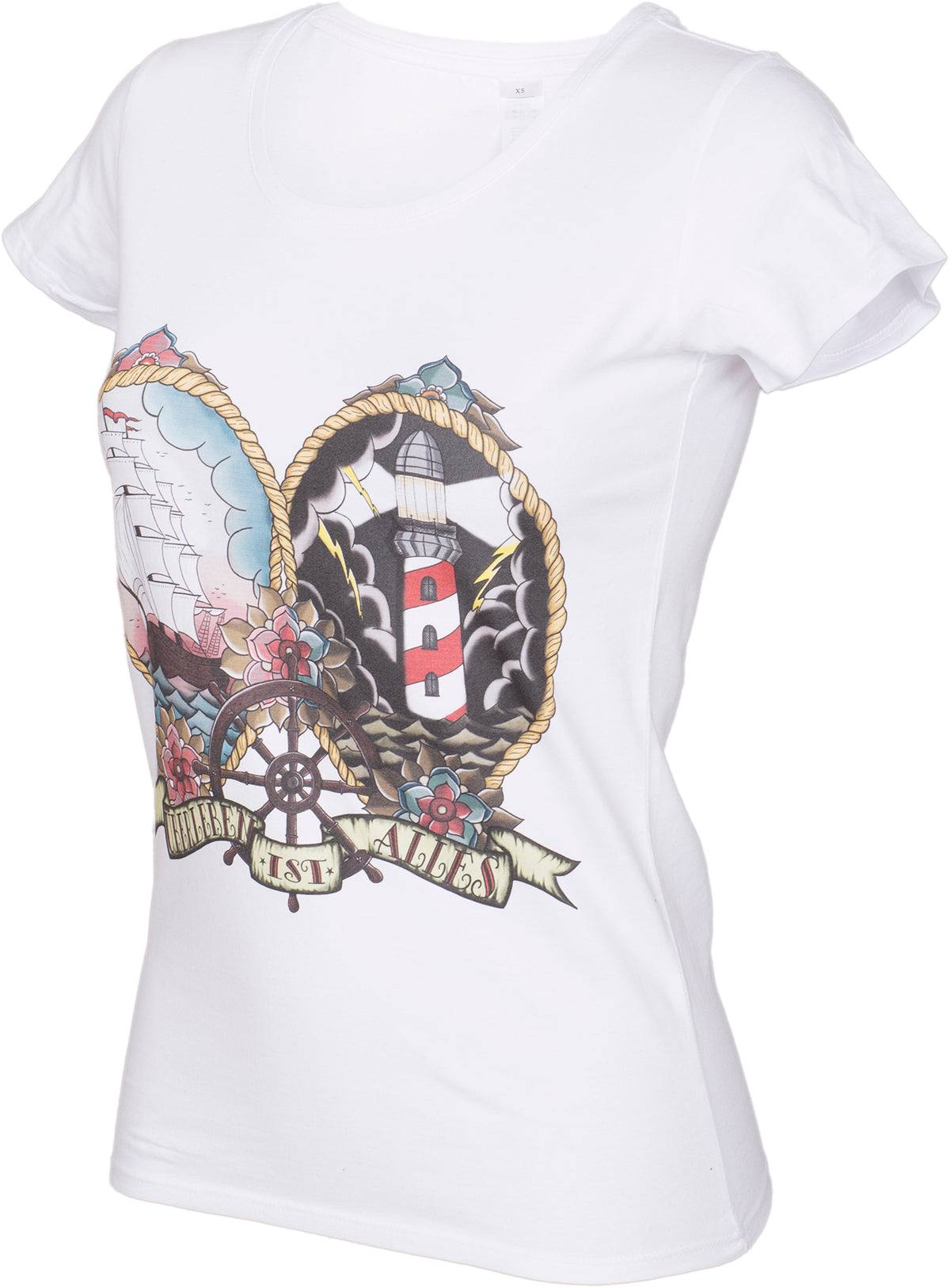 Kuestenluder_ueBERLEBEN_IST_ALLES_Sailor_Ship_Lighthouse_SHIRT-6