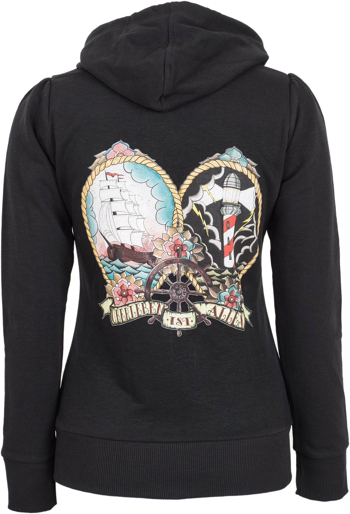 Kuestenluder_ueBERLEBEN_IST_ALLES_Ship_Lighthouse_Hooded_Zip_Sweat_JACKE-3