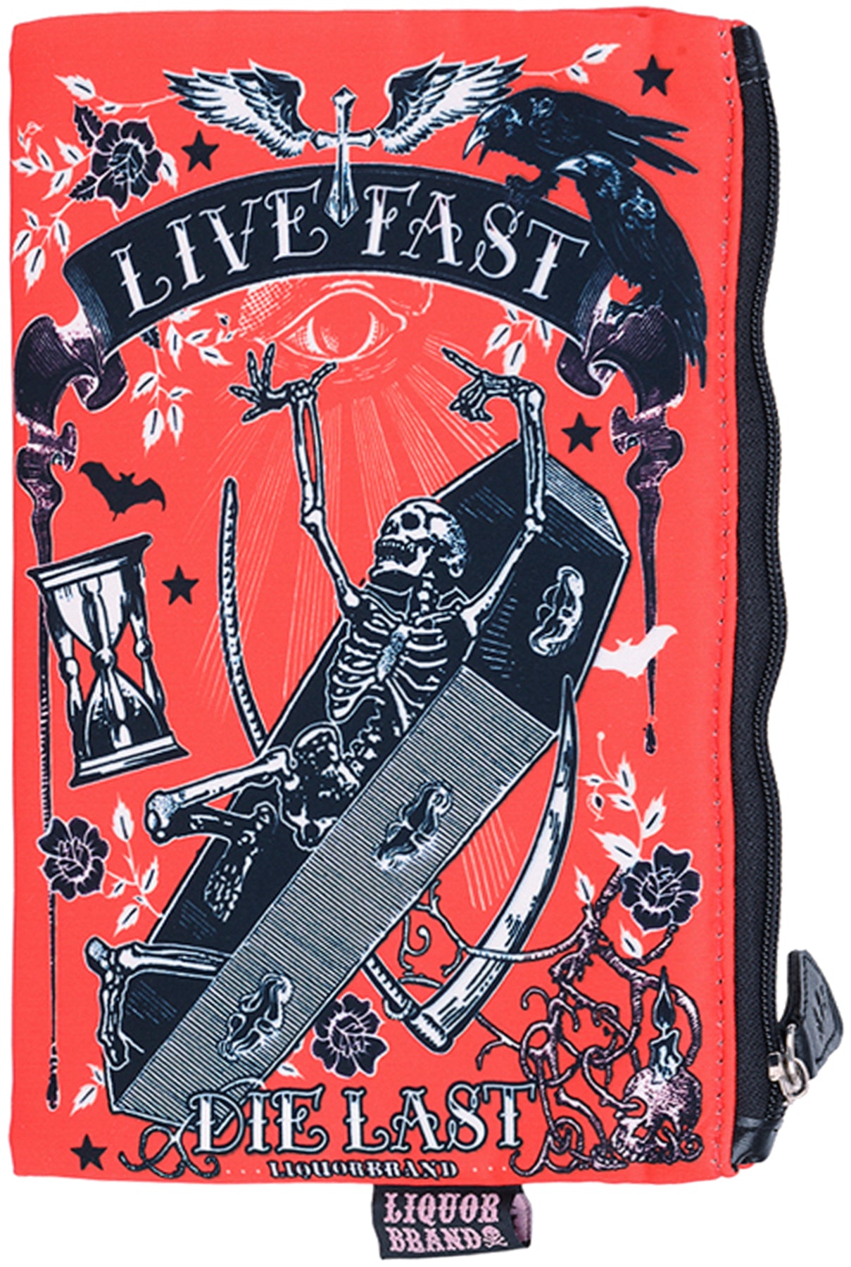 LIQUOR_BRAND_COFFIN_Cosmetic_Bag_Kosmetiktasche_Gothic_Kulturbeutel_killer_kirsche