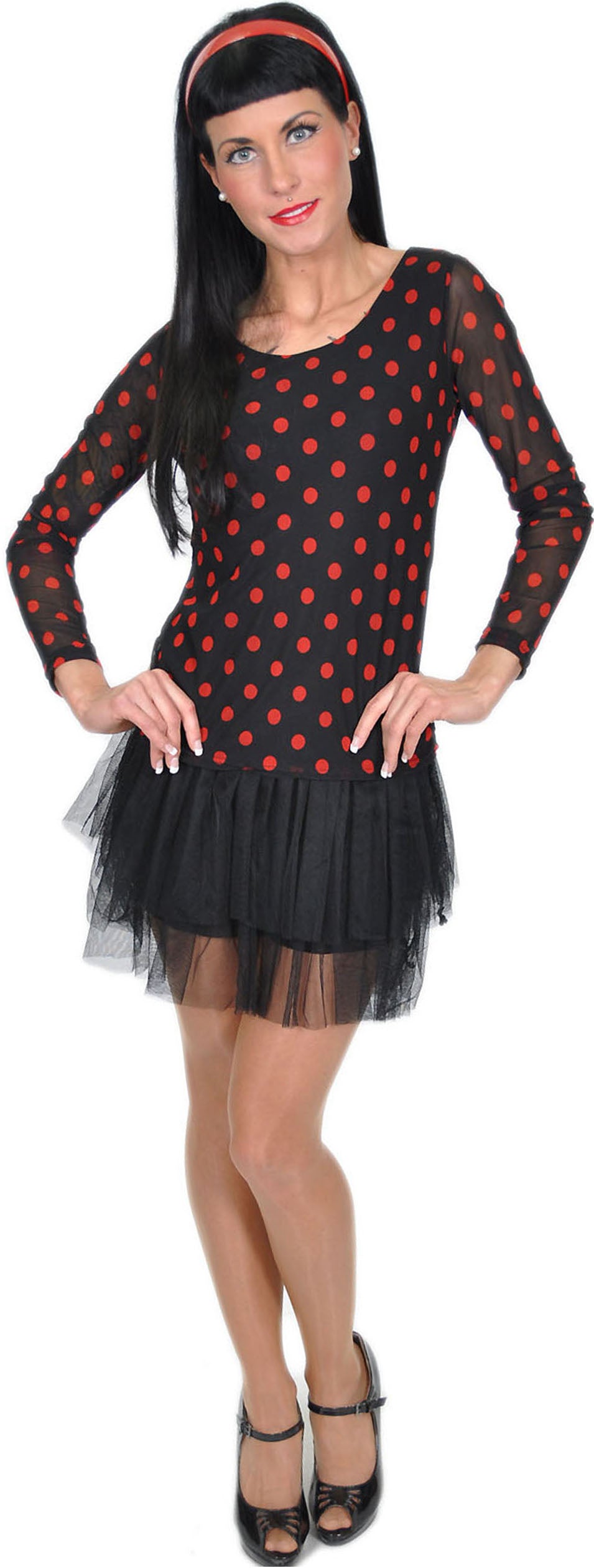 Langarm_POLKA_DOTS_Punkte_Fifties_Tutu_KLEIDQo8PCiSYutQ9u