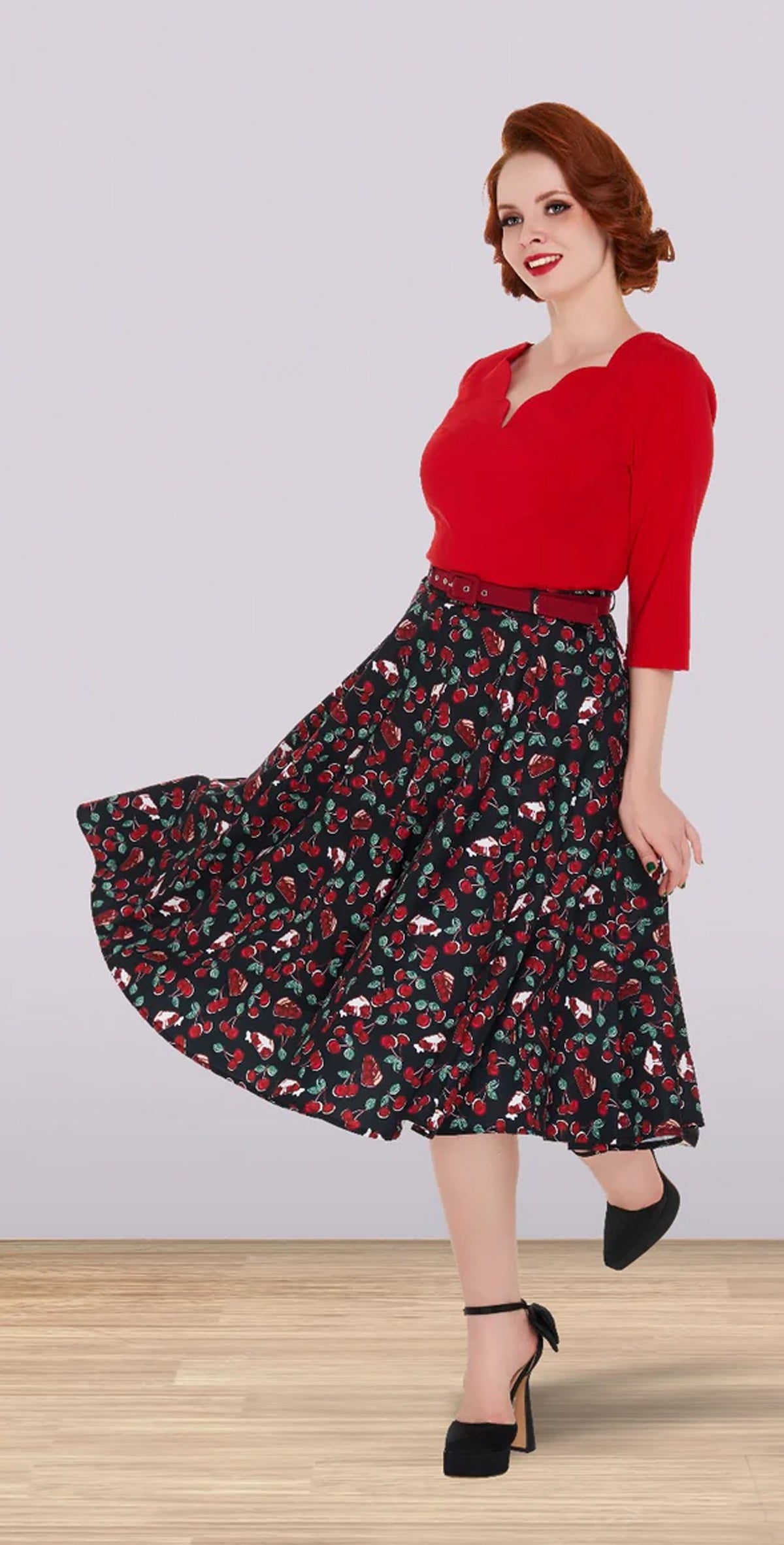 Lindy_Bop_CHRISTINE_CHERRY_Vintage_Kirschen_Flared_50s_SKIRT_Rock_-_Schwarz-2