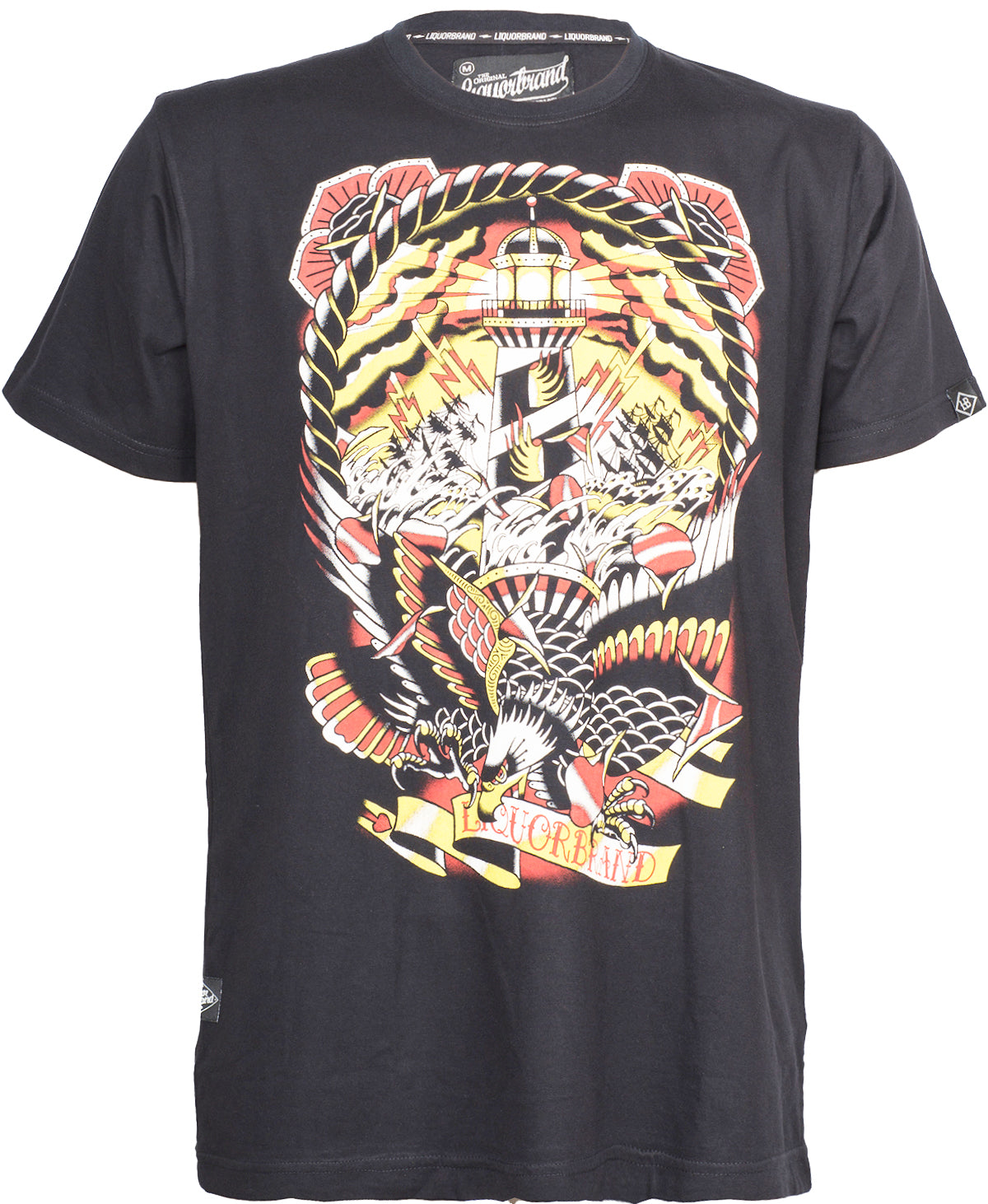 Liquor_Brand_LAST_PORT_Sailor_LEUCHTTURM_Eagle_Herren_T-SHIRT