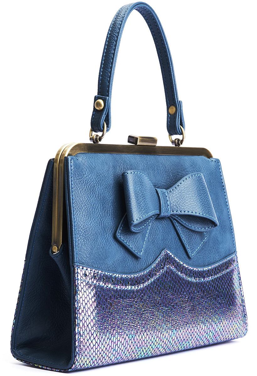 Lola_Ramona_INEZ_MAJESTIC_Vintage_SNAKE_Bow_KISSLOCK_Tasche_Handbag-2