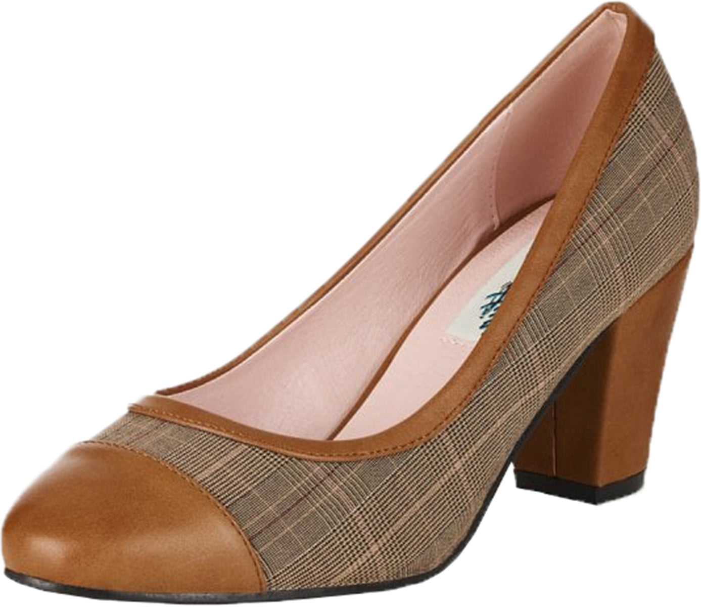 Lulu_Hun_LENA_Vintage_CHECK_Tartan_RETRO_Karo_PUMP_High_Heel_Braun-1DFWgx60v2Mkwl