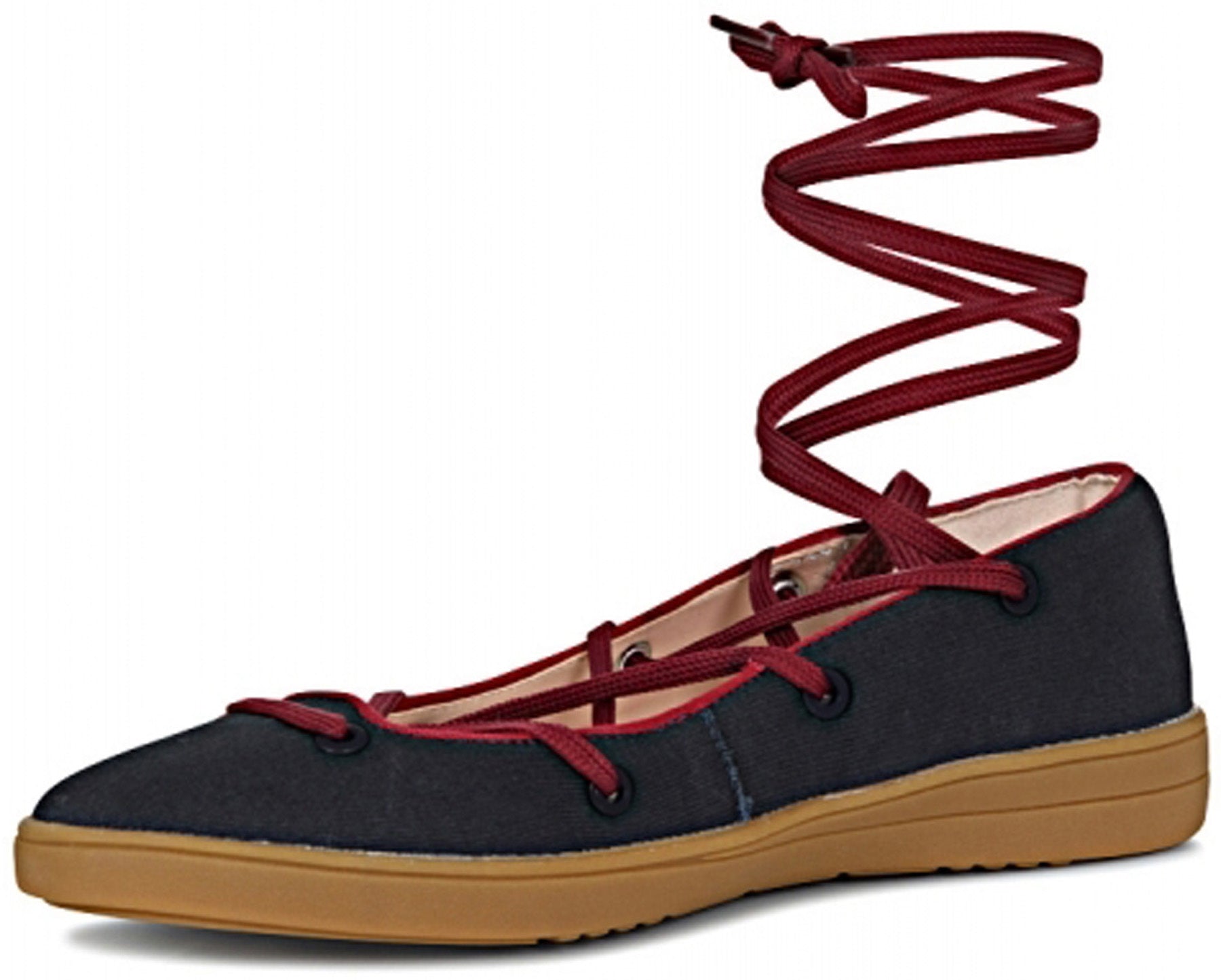 Lulu_Hun_MELLY_Retro_LACE_UP_Schnuerschuh_CANVAS_Flats_BALLERINAS_Navy_killer_kirsche