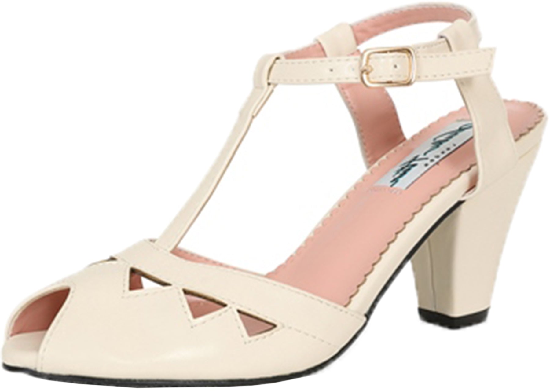 Lulu_Hun_VERONICA_Vintage_PIN_UP_T-Strap_Riemchen_PUMP_High_Heel_Creme_Killer_Kirsche-1