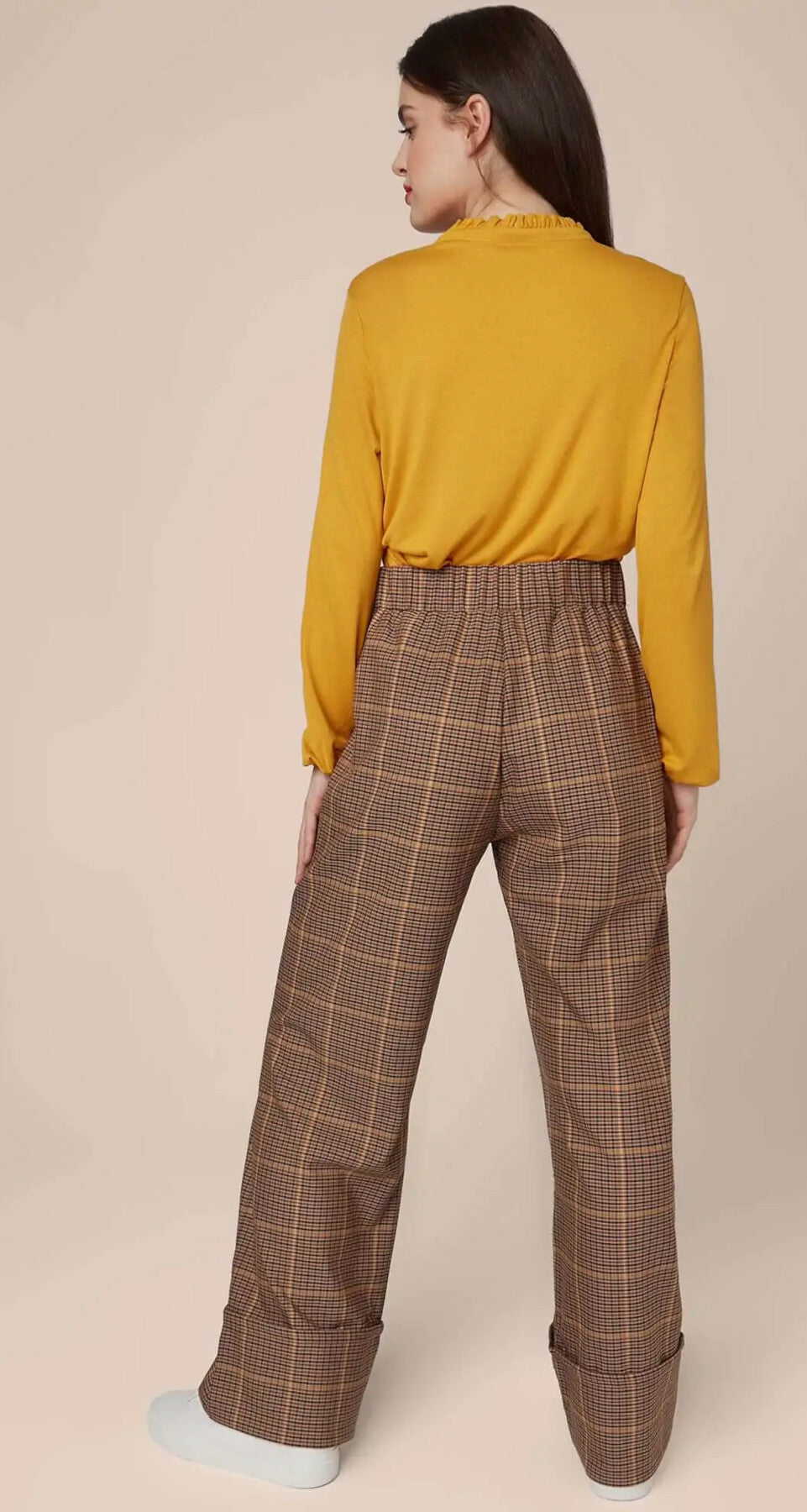Mademoiselle_YeYe_MARLENE_AT_THE_SEA_Tartan_Karo_HIGH_WAIST_Hose_Trousers_killer_kirsche_2