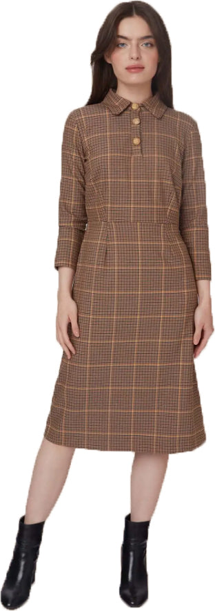 Mademoiselle_Yeye_JUST_START_Vintage_TARTAN_Karo_Dreiviertelaermel_Kragen_DRESS_Kleid_Killer_Kirsche-1fkhXZWF99MC6g