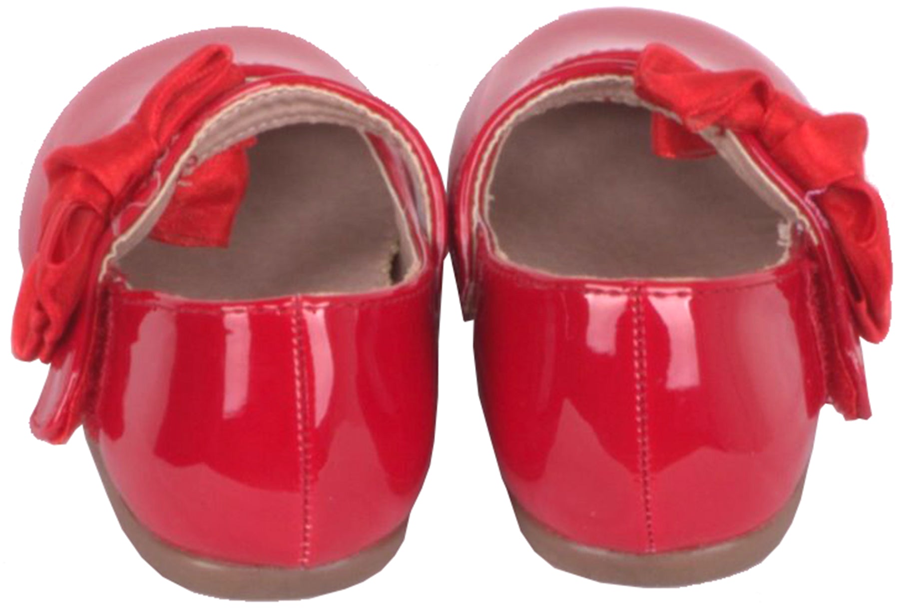 Niedliche_MARY_JANE_BOW_Taft_SCHLEIFE_Riemchen_LACK_BALLERINAS_Schuhe_-_Rot_Killer_Kirsche-5