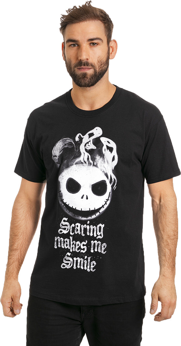 Nightmare_Before_Christmas_SCARING_MAKES_ME_SMILE_Kurzarm_Herren_T-SHIRT-27uCJhtYdRshf1