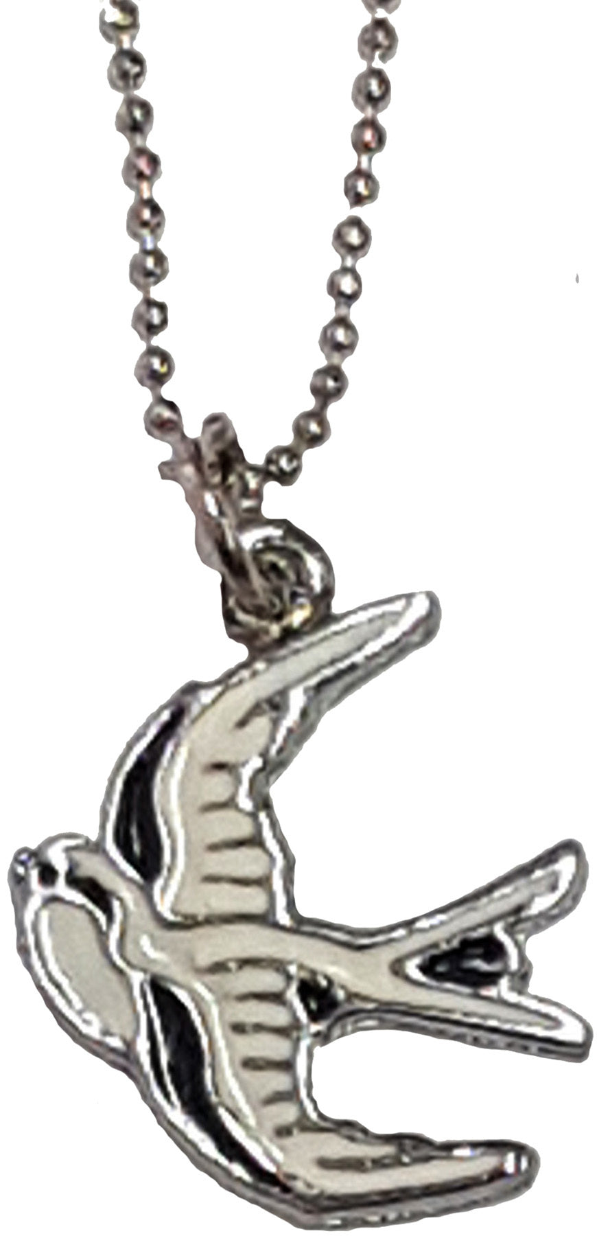 OLDSCHOOL_SWALLOW_TRUE_LOVE_Schwalben_Halskette_Necklace_-_Weiss_Killer_kirsche