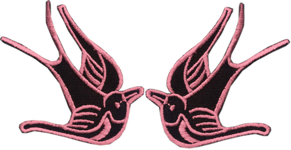 Oldschool_SWALLOW_Schwalben_AufnaeherPatch_1_Paar_7x8cm_pinkf6jmL3AoPuy3s