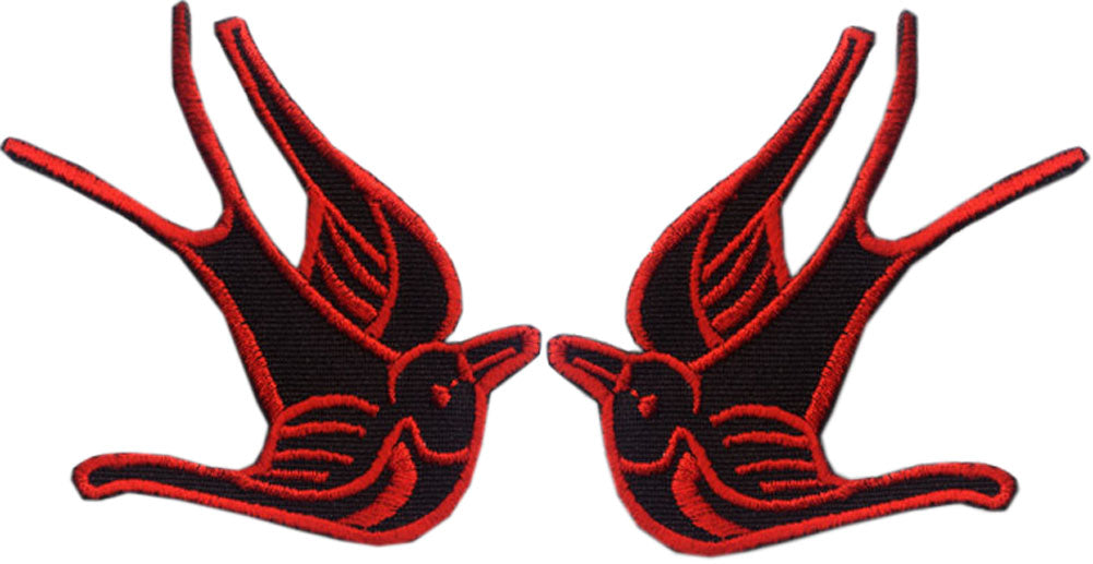 Oldschool_SWALLOW_Schwalben_AufnaeherPatch_1_Paar_7x8cm_rothqhf98WmRl62j