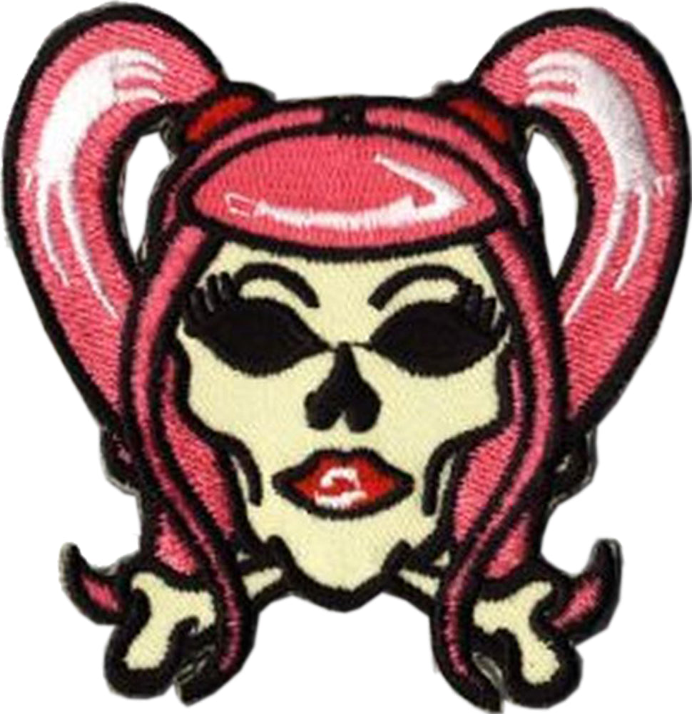 PINK_LADY_Skull_Aufnaeher