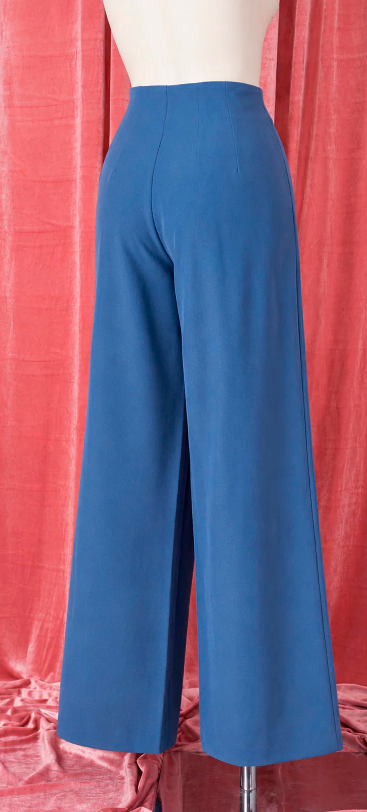 Pretty Retro «Swing Pants» Vintage 40s Classic MARLENE Hose Trousers - Airforce